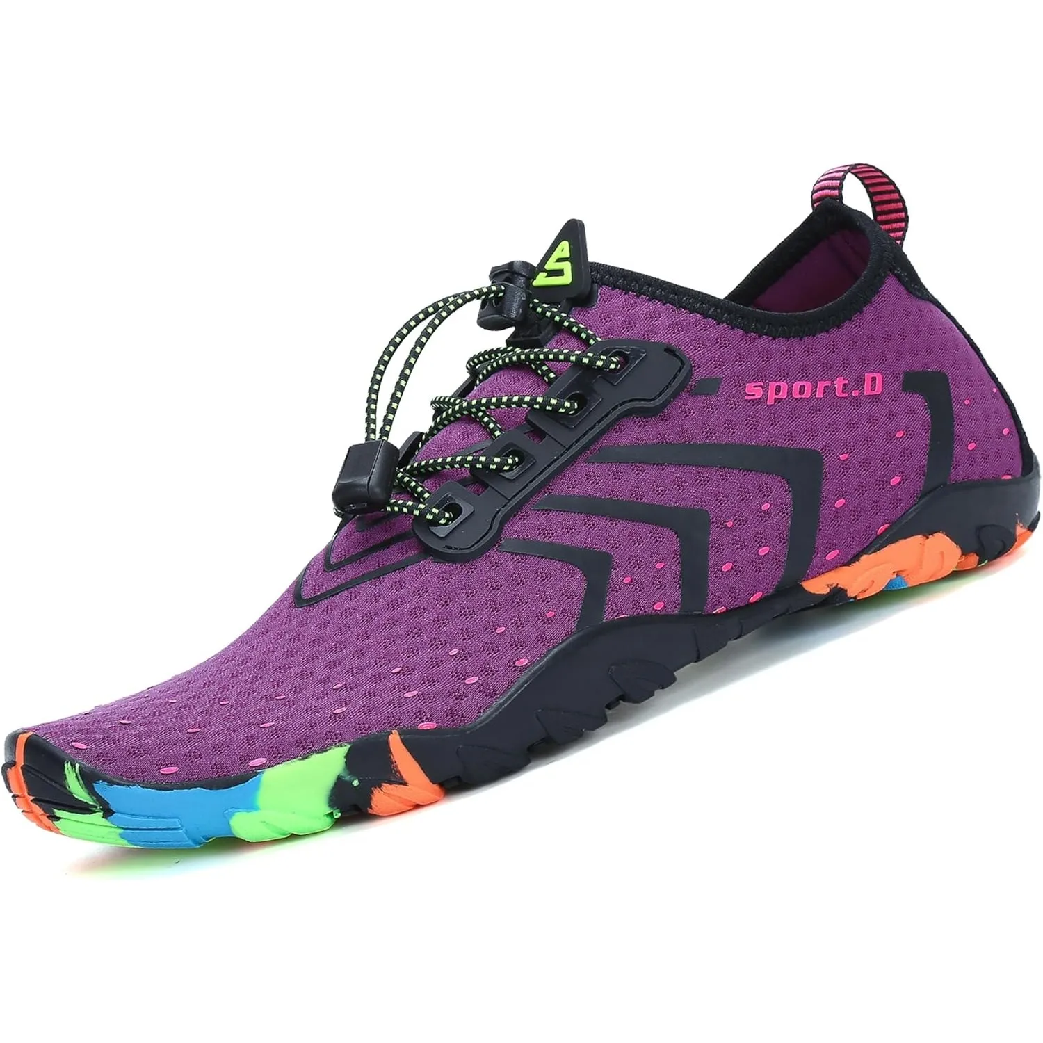 SAGUARO Badeschuhe Strandschuhe Aquaschuhe Wasserschuhe Surfschuhe Schwimmschuhe für Damen Herren Kinder, GR.35-48