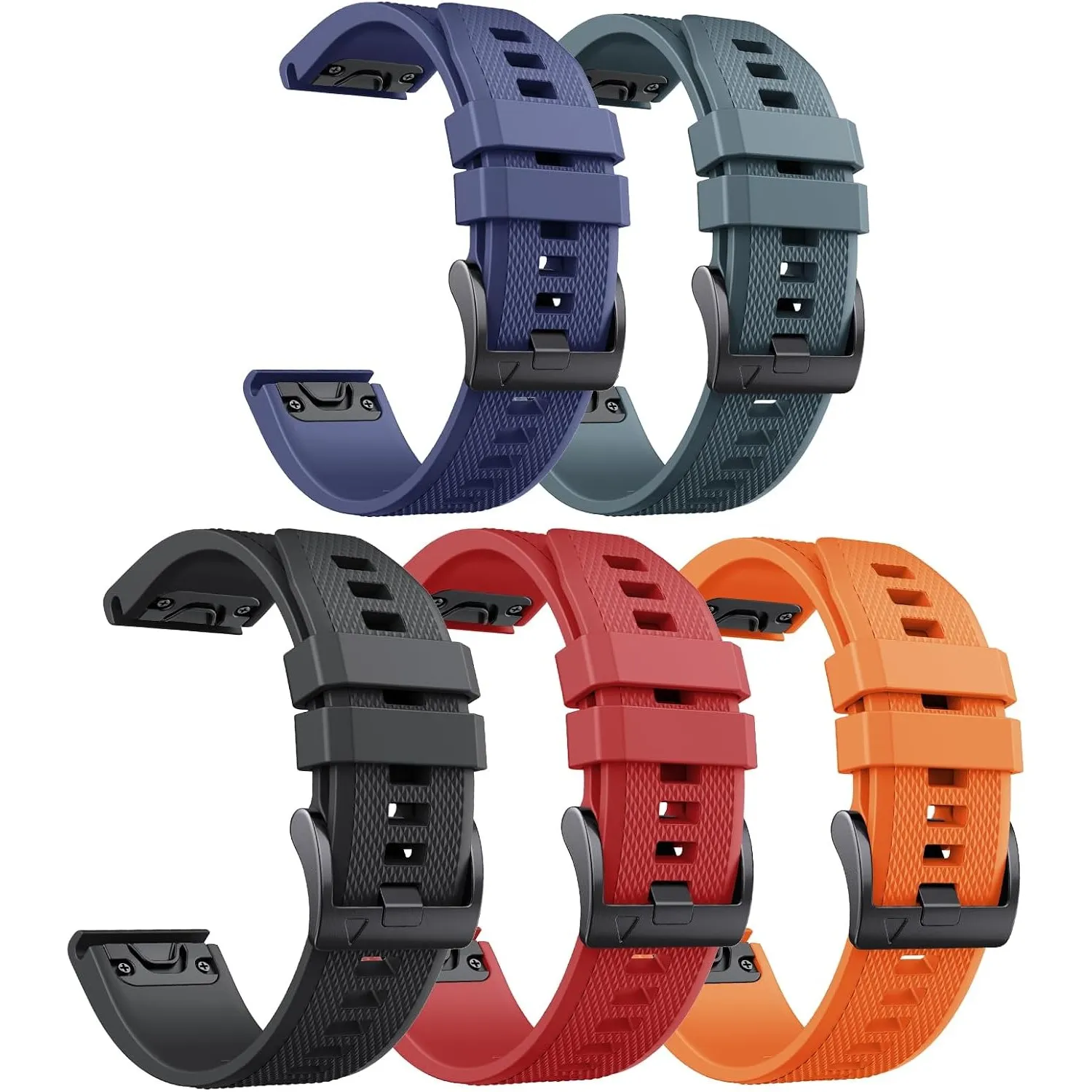 Quickfit 22mm für Garmin Fenix 5/5 Plus/6/6 Pro/7/7Pro, Quickfit Armband 22mm für Garmin Epix 2, Instinct/Instinct 2 So…