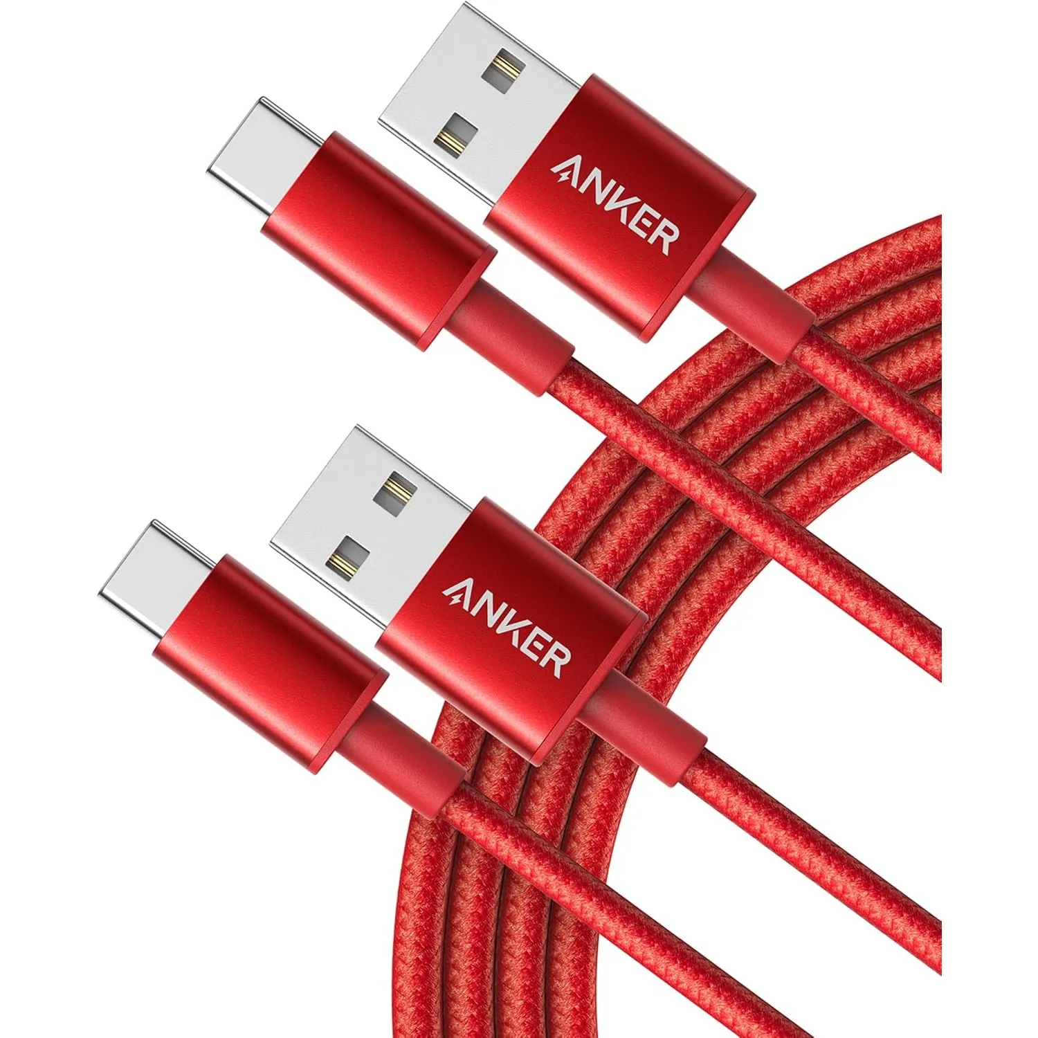 Anker USB auf USB C kabel 3.1A Nylon geflochten [2 Stück 1,8m]