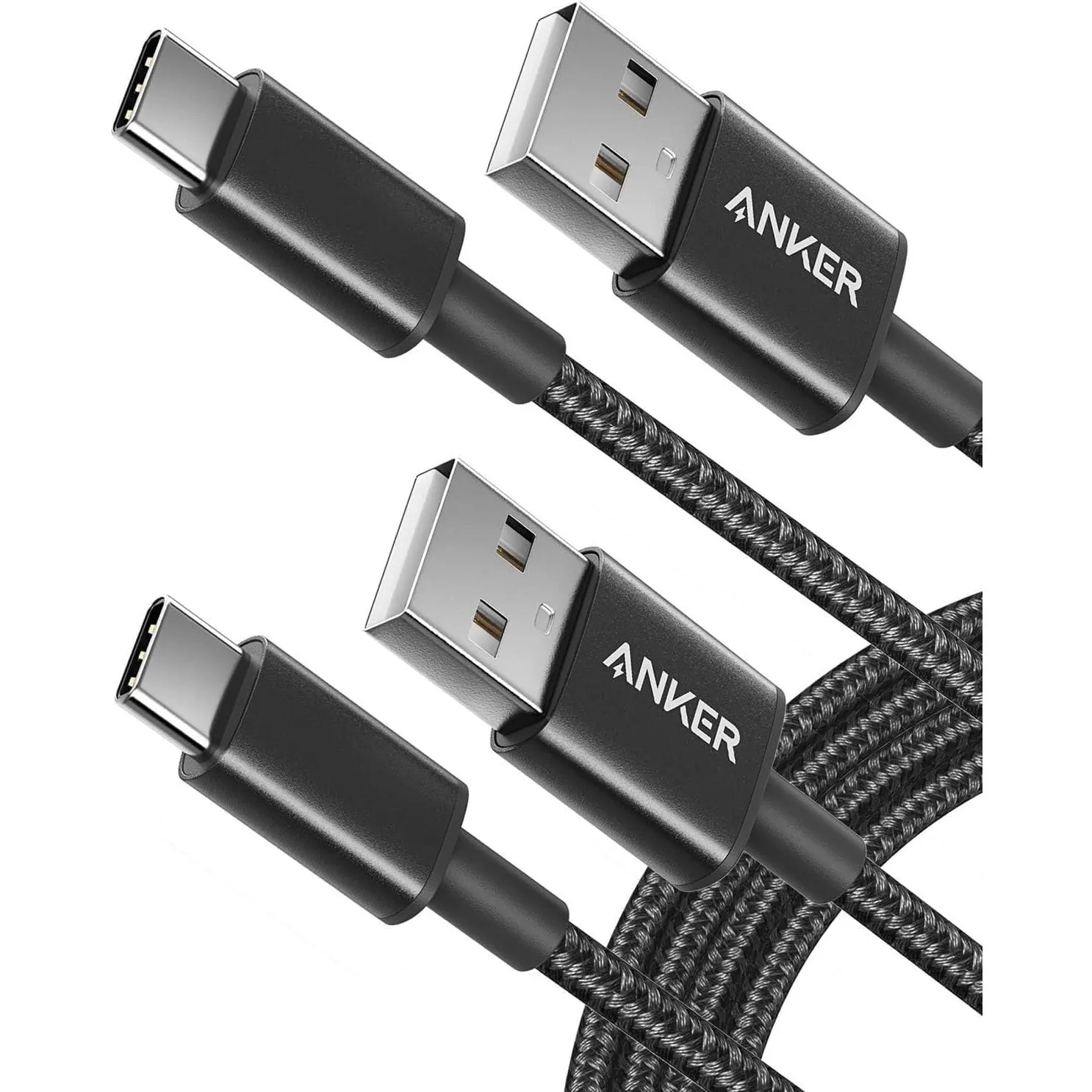 Anker USB auf USB C kabel 3.1A Nylon geflochten [2 Stück 1,8m]
