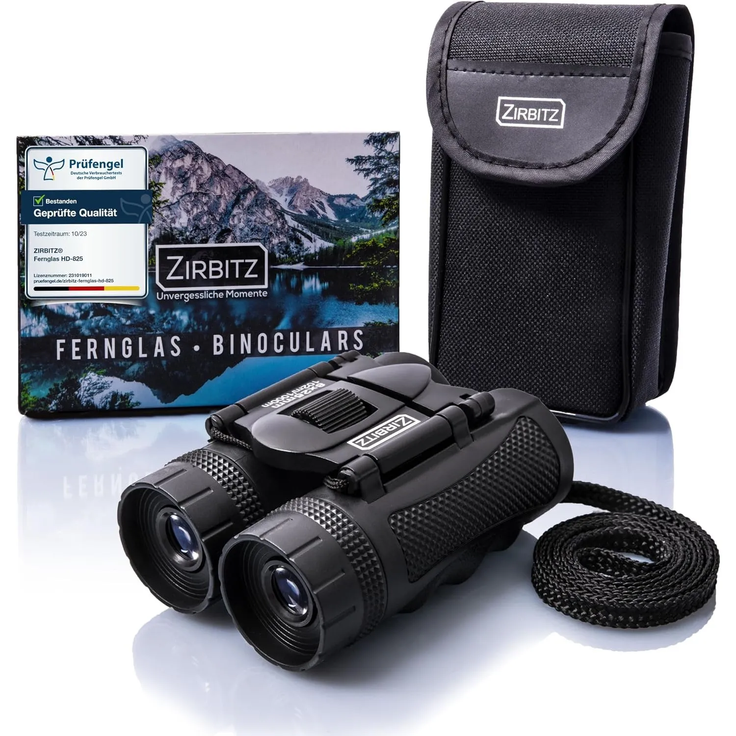 HD Fernglas 8x25 kompakt & leicht - Leistungsstarkes Allround Taschenfernglas für Wandern, Reise & Vogelbeobachtung - F…
