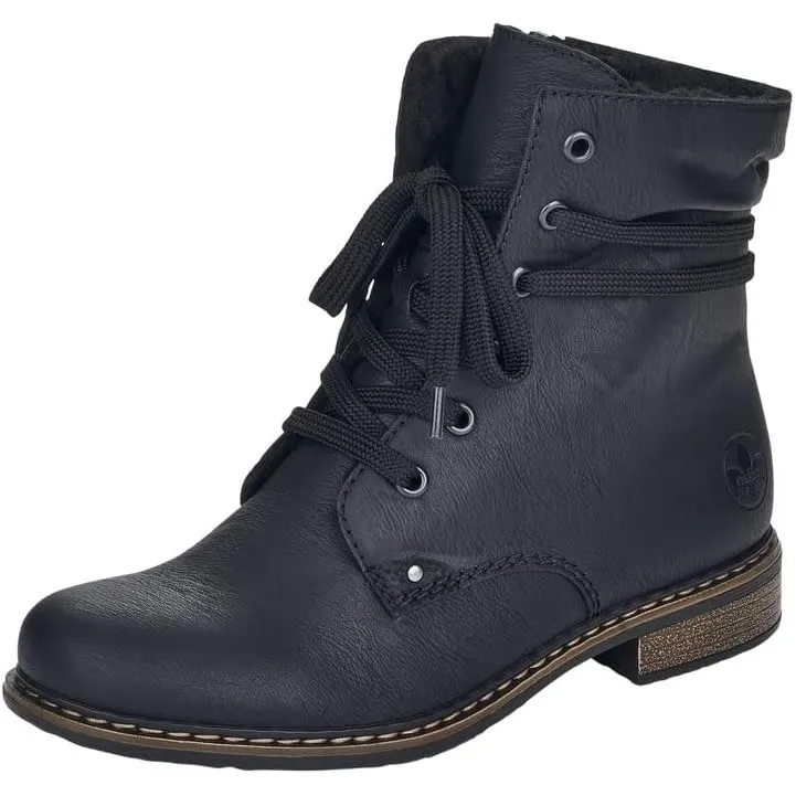 Rieker Damen Schnürstiefel 71229, Frauen Stiefel
