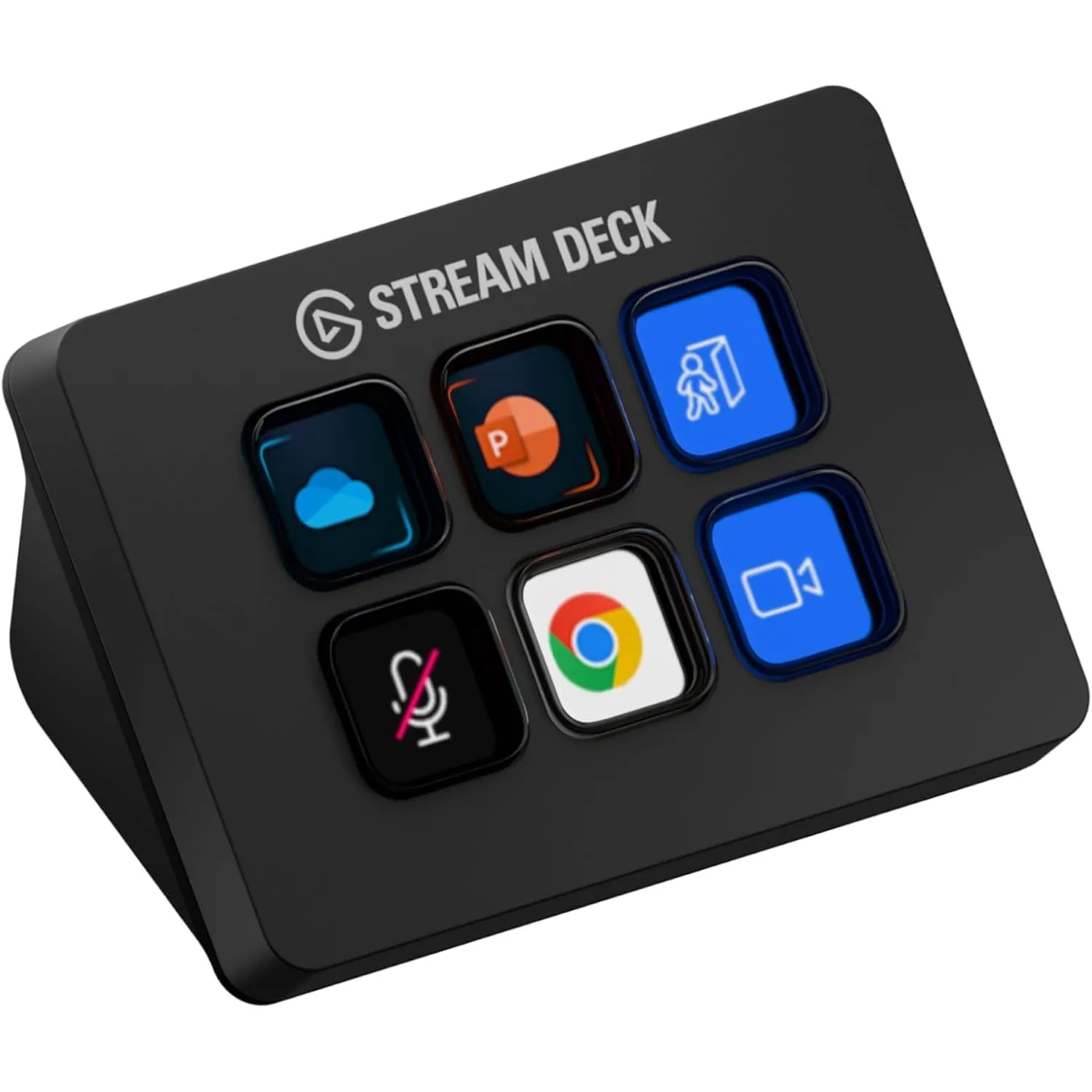 Elgato Stream Deck Mini, 6 anpassbare LCD-Makrotasten | Kompatibel mit Zoom, Teams, Office, Adobe und mehr, Drag-and-Dr…