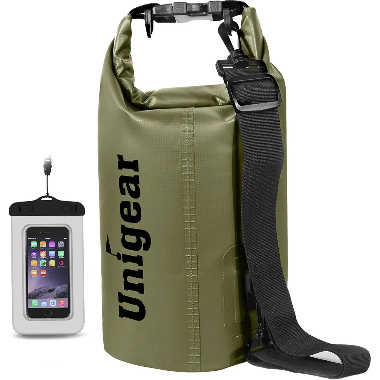 Unigear Dry Bag 2L 5L 10L 20L 30L 40L 55L, wasserdichte Tasche Rucksack SUP | Wasserdichter Beutel, Seesack Packsack mi…