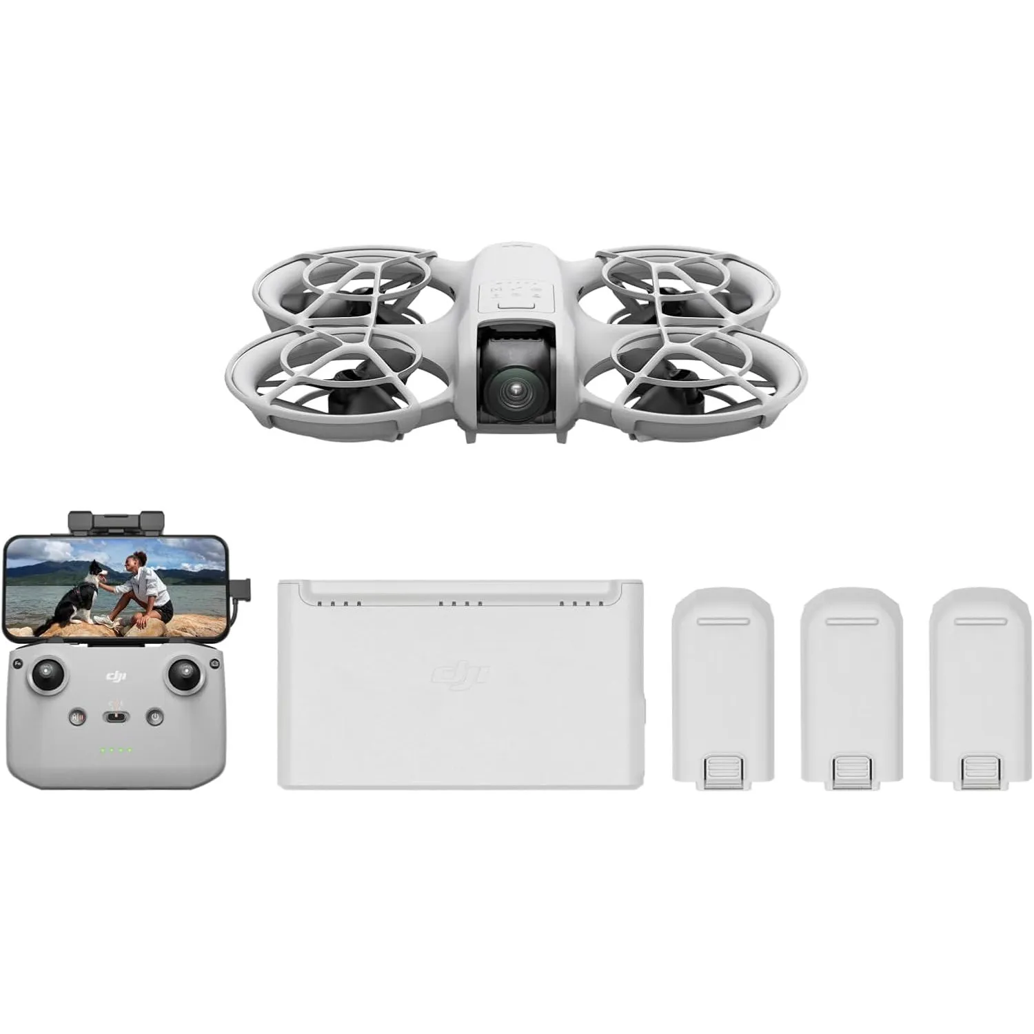 DJI Neo Fly More Combo, Minidrohne mit 4K UHD-Kamera für Erwachsene