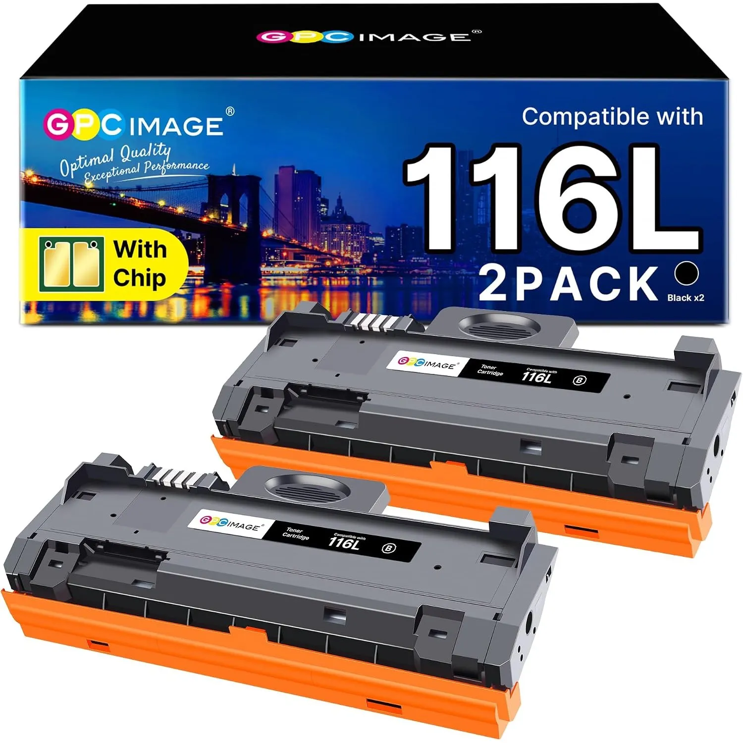 MLT-D116L Kompatibel für Samsung MLT-D116L M2675FN Toner D116S 2er-Pack