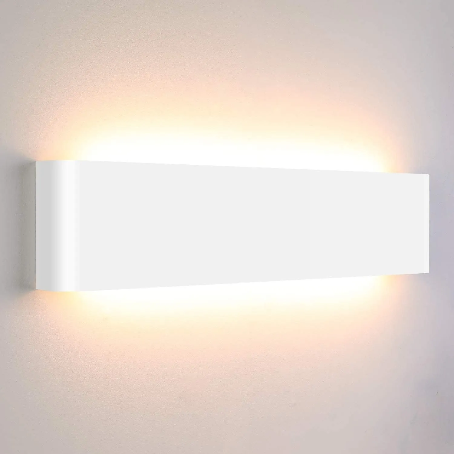 Lightess 18W 40CM wandlampe innen led wandleuchte Weiß Flurlampe
