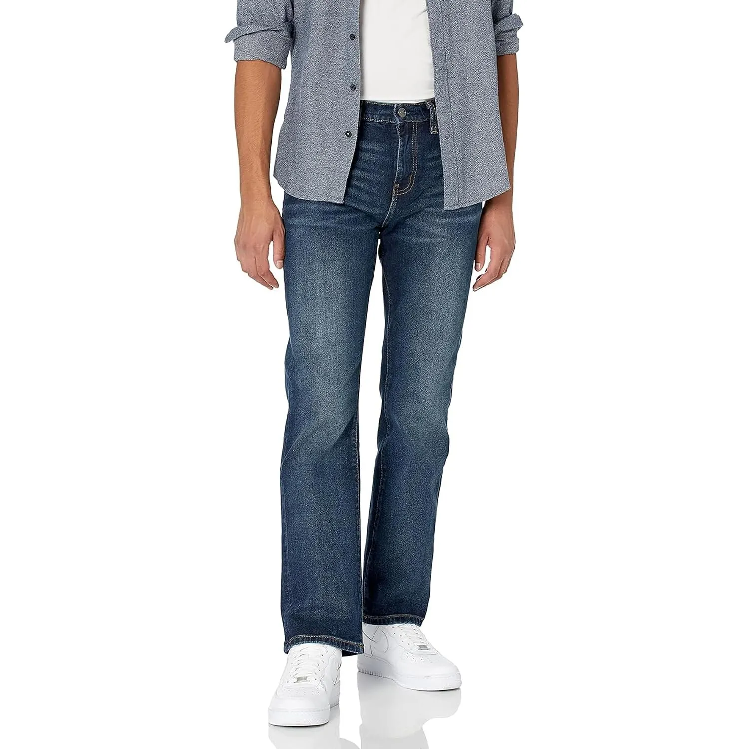 Wrangler - Jeans Herren - Regular Fit - Red Kabel - Darkstone