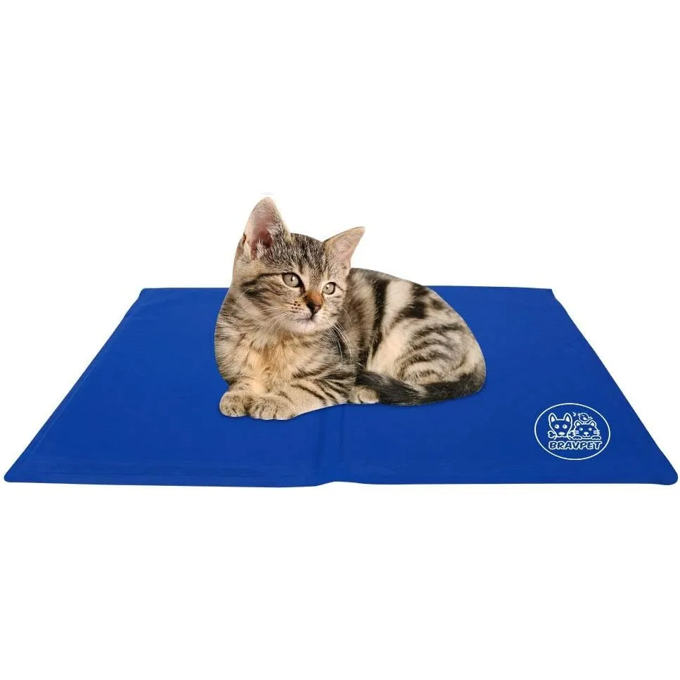 Kühlmatte für Haustiere Haustier Selbstkühlendes Pad Matte Bettmatten Komfort für Katzen und Hunde (M)