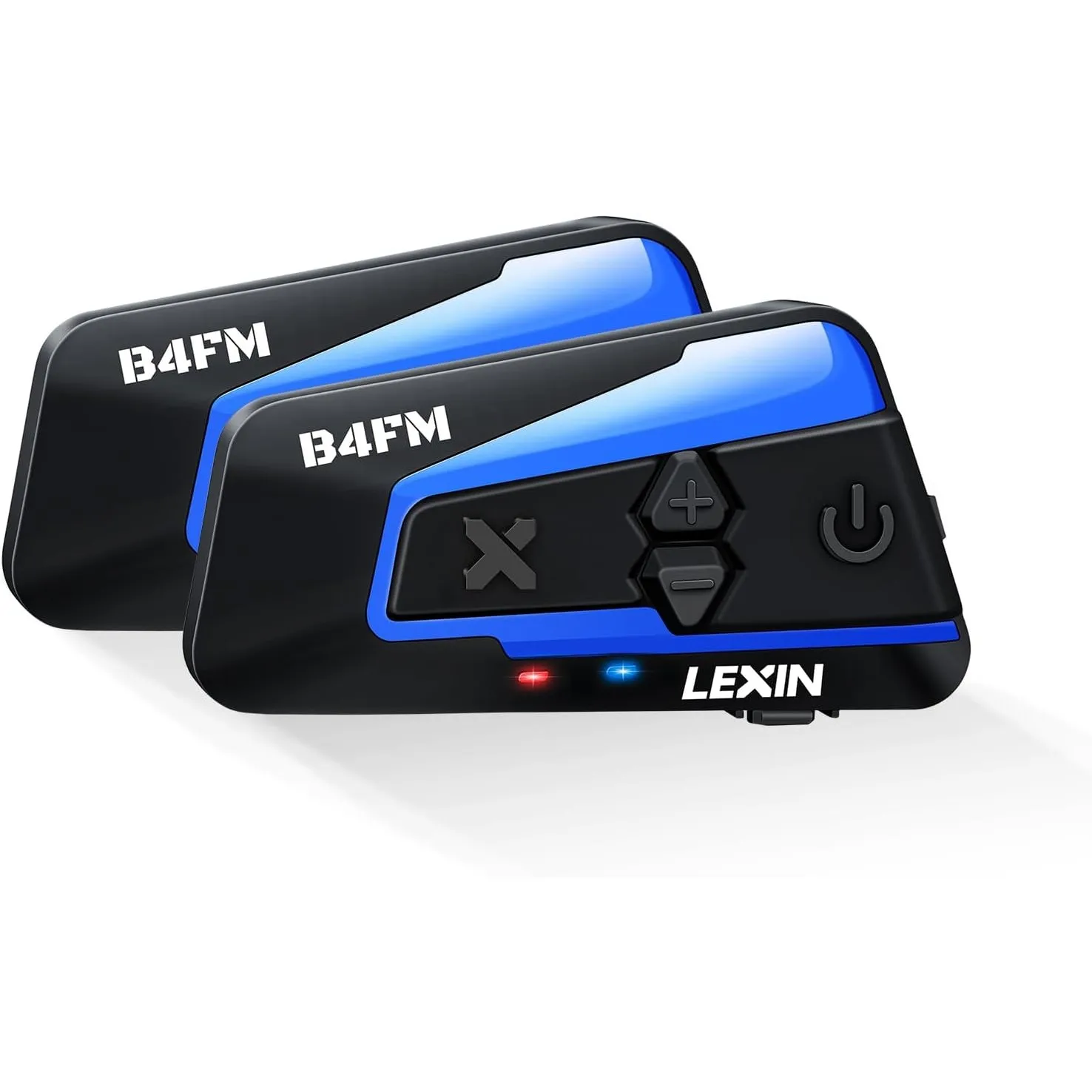 LEXIN B4FM Motorrad Bluetooth Headset, Helm Intercom, Kommunikationssystem für bis zu 10 Motorräder mit 2000m Reichweit…