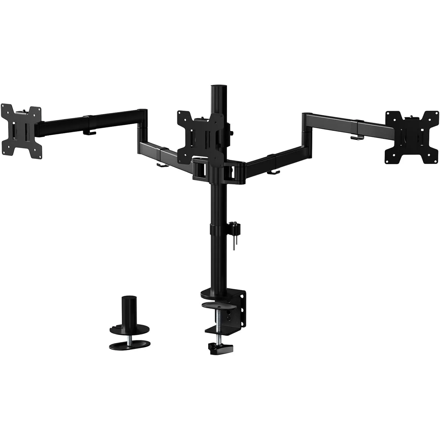 WALI Monitor Halterung 3 Monitore für bis 32 Zoll Bildschirm,Voll Verstellbare Triple Monitor Halterung, Monitorhalteru…