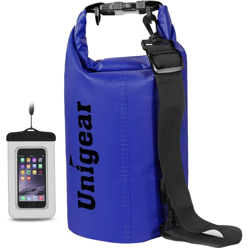 Unigear Dry Bag, 2L/5L/10L/20L/30L/40L, wasserdichter Beutel Rucksack, wasserdichte Taschen Seesack Packsack mit Handyt…