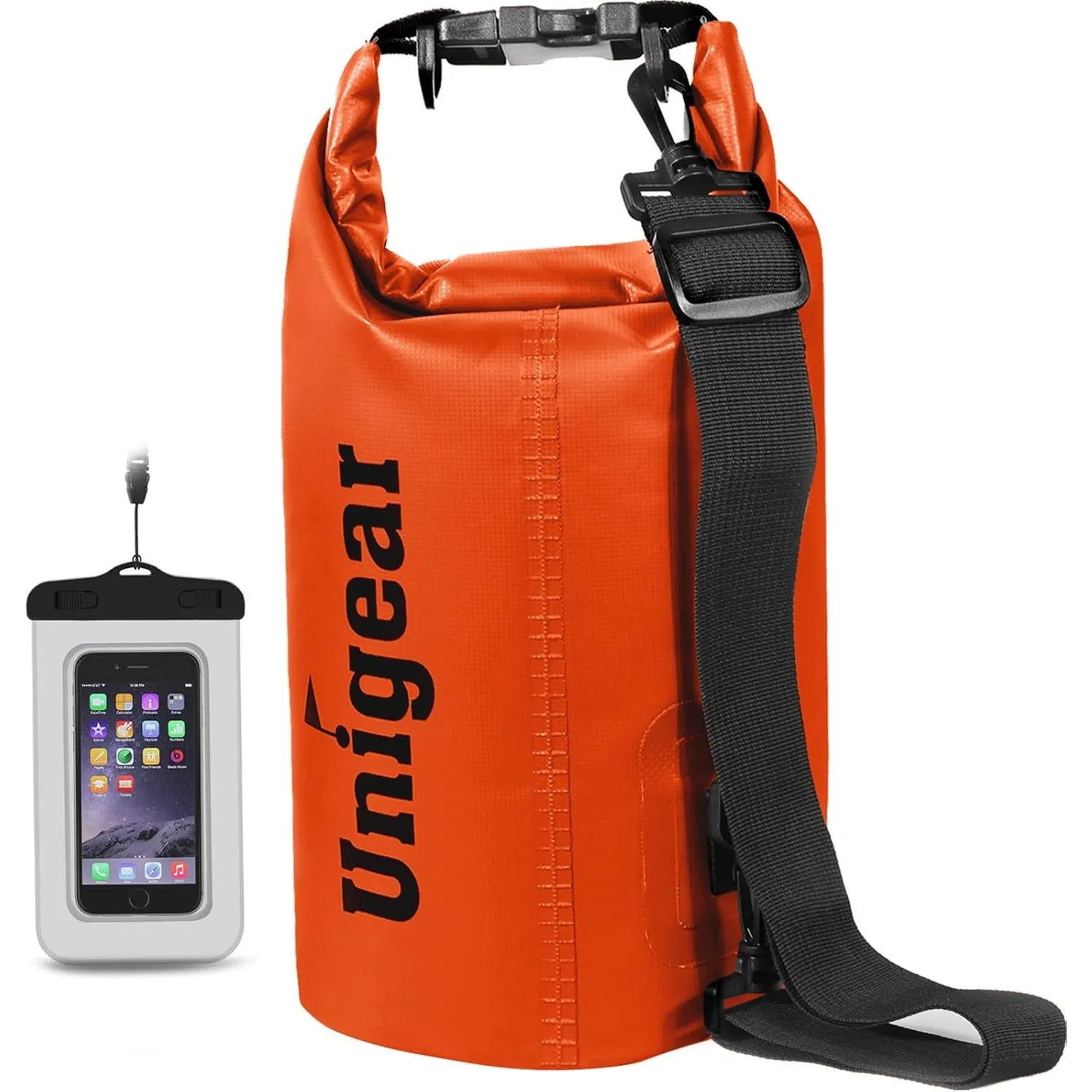 Unigear Dry Bag, 2L/5L/10L/20L/30L/40L, wasserdichter Beutel Rucksack, wasserdichte Taschen Seesack Packsack mit Handyt…