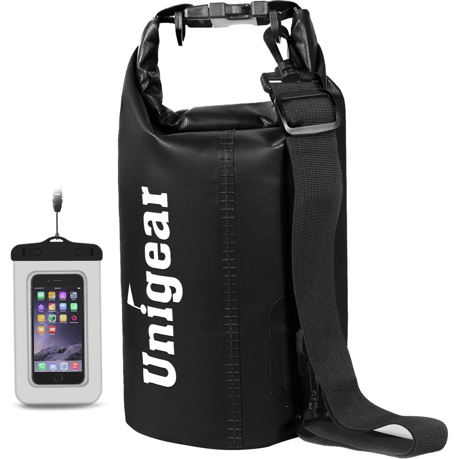 Unigear Dry Bag, 2L/5L/10L/20L/30L/40L, wasserdichter Beutel Rucksack, wasserdichte Taschen Seesack Packsack mit Handyt…