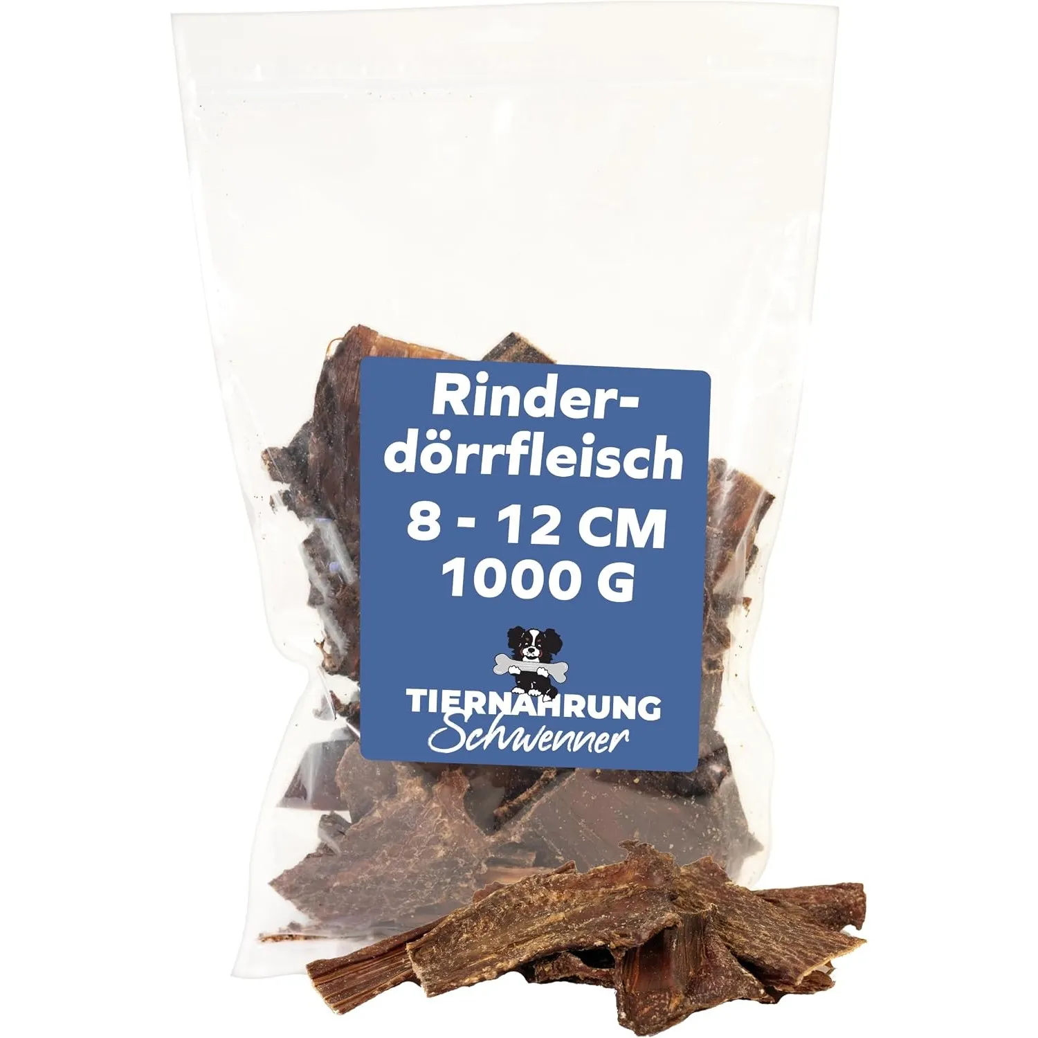 Rinderdörrfleisch Hunde, getrocknet, 1000g