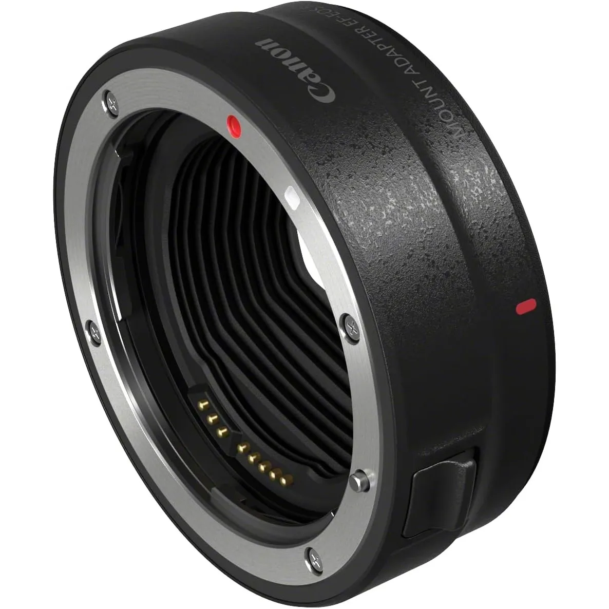 Canon Bajonettadapter EF-EOS R für EOS R Systemkameras kompatibel mit EF und EF-S Objektiven Schwarz
