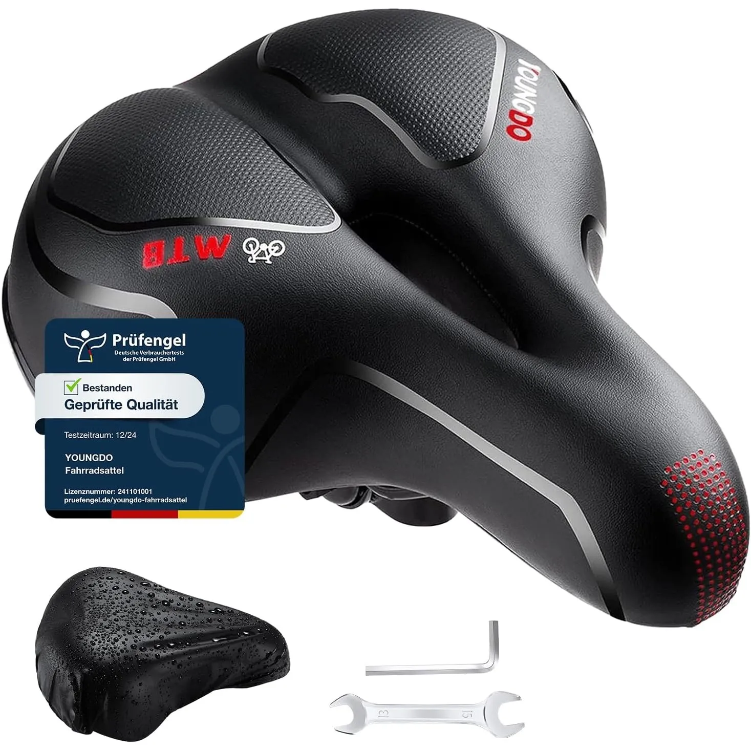 YOUNGDO Fahrradsattel, Ergonomischer Fahrrad Sattel, Fahrradsitz