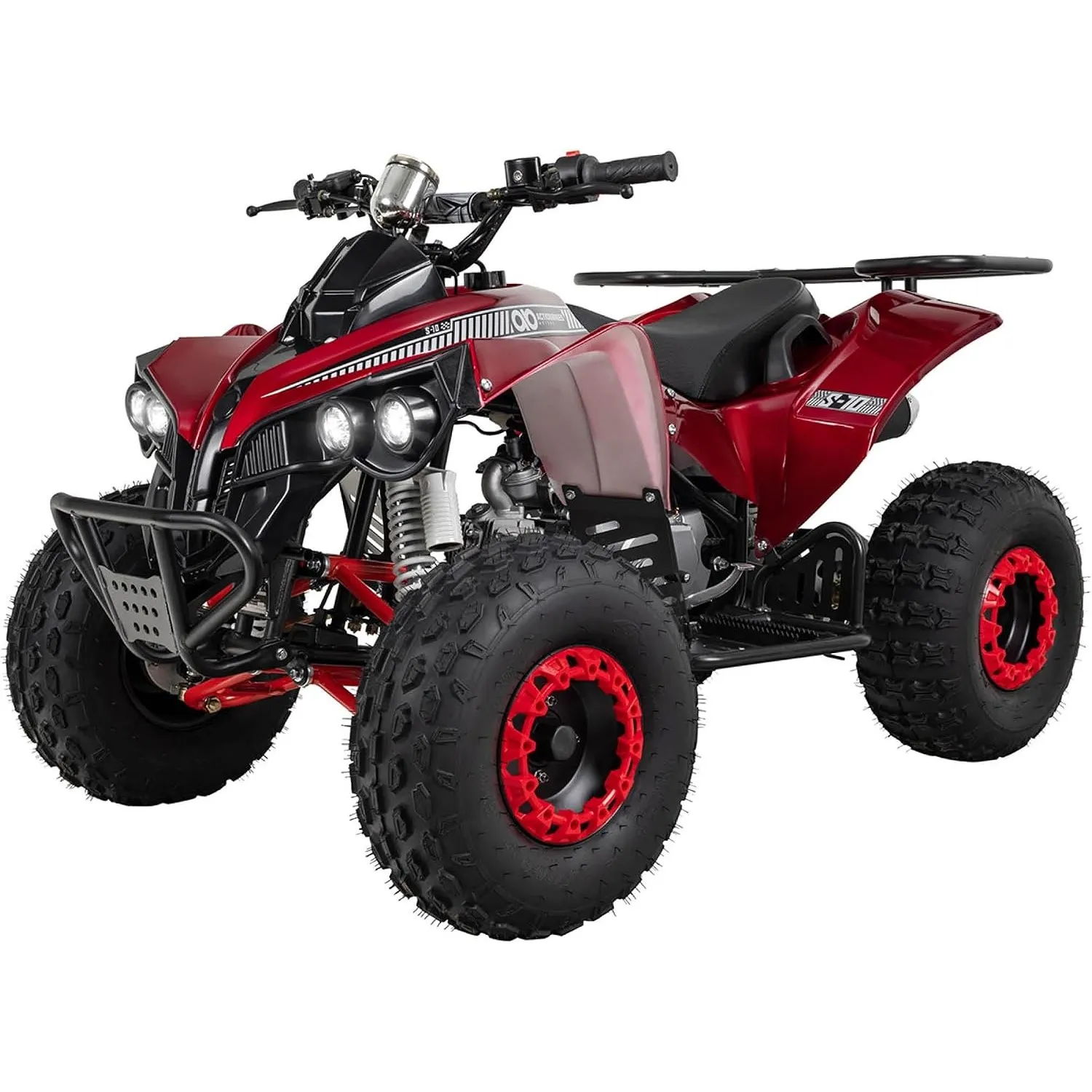 Actionbikes Motors Quad ATV S-10 125 cc (Metallic/Rot)