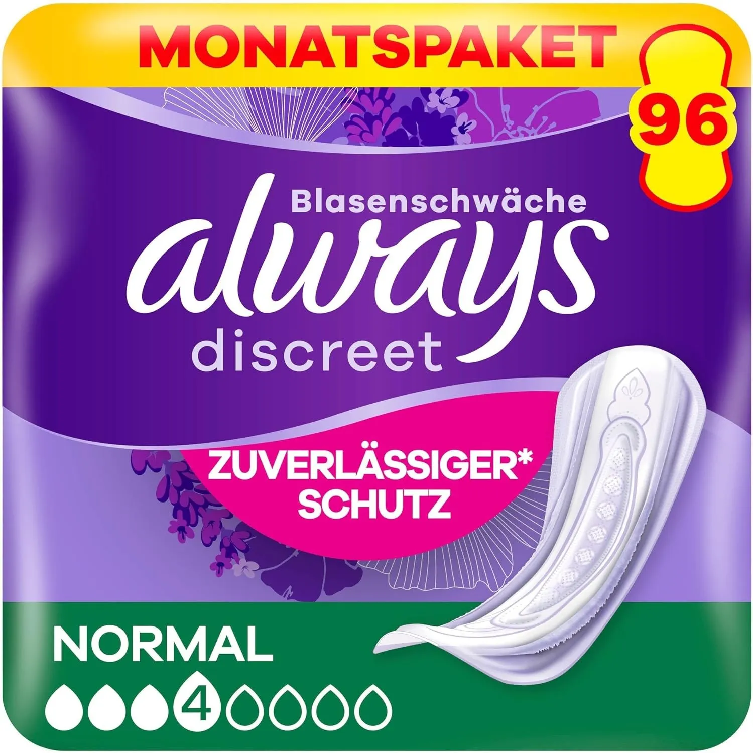 Always Discreet Inkontinenz-Einlagen Normal Multipack 192 Einlagen
