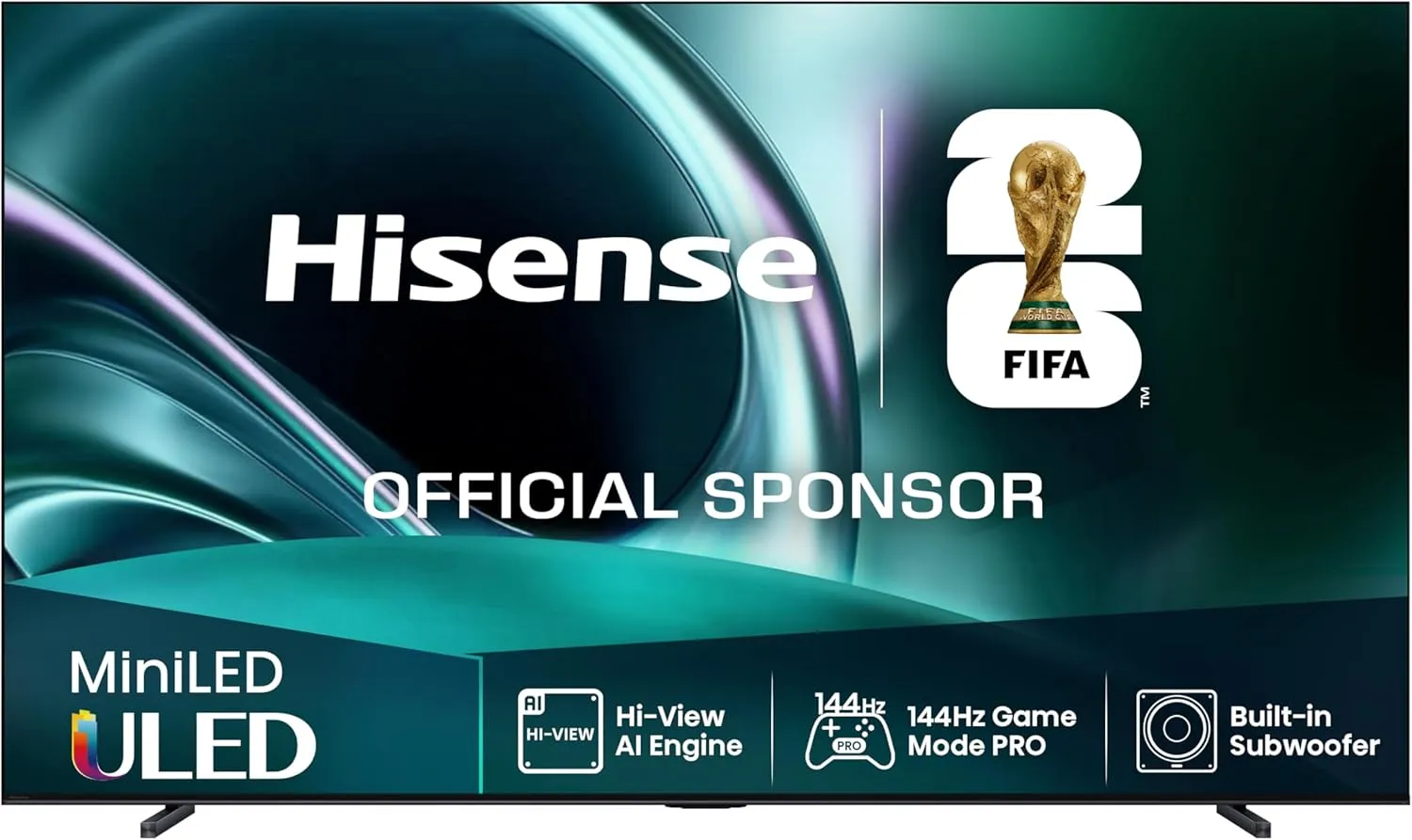Hisense 85U7Q Fernseher 85 Zoll, 4K Mini LED ULED, Smart TV, Hi-View AI Engine, 144Hz Game Mode Pro, FreeSync Premium, …