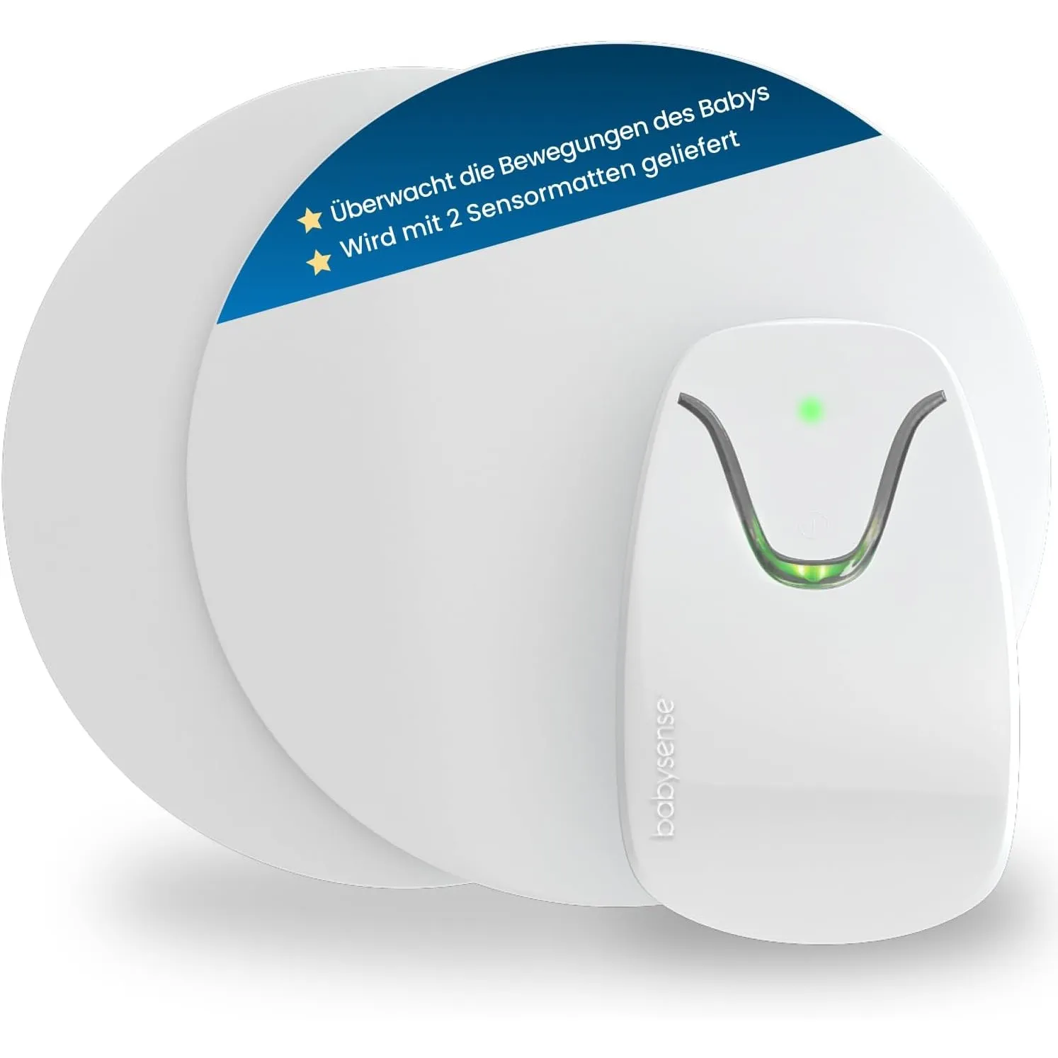 Babysense 7 Baby-Bewegungsmonitor, Deckt das Ganze Bett mit 2 Sensormatten ab, nur für den Heimgebrauch
