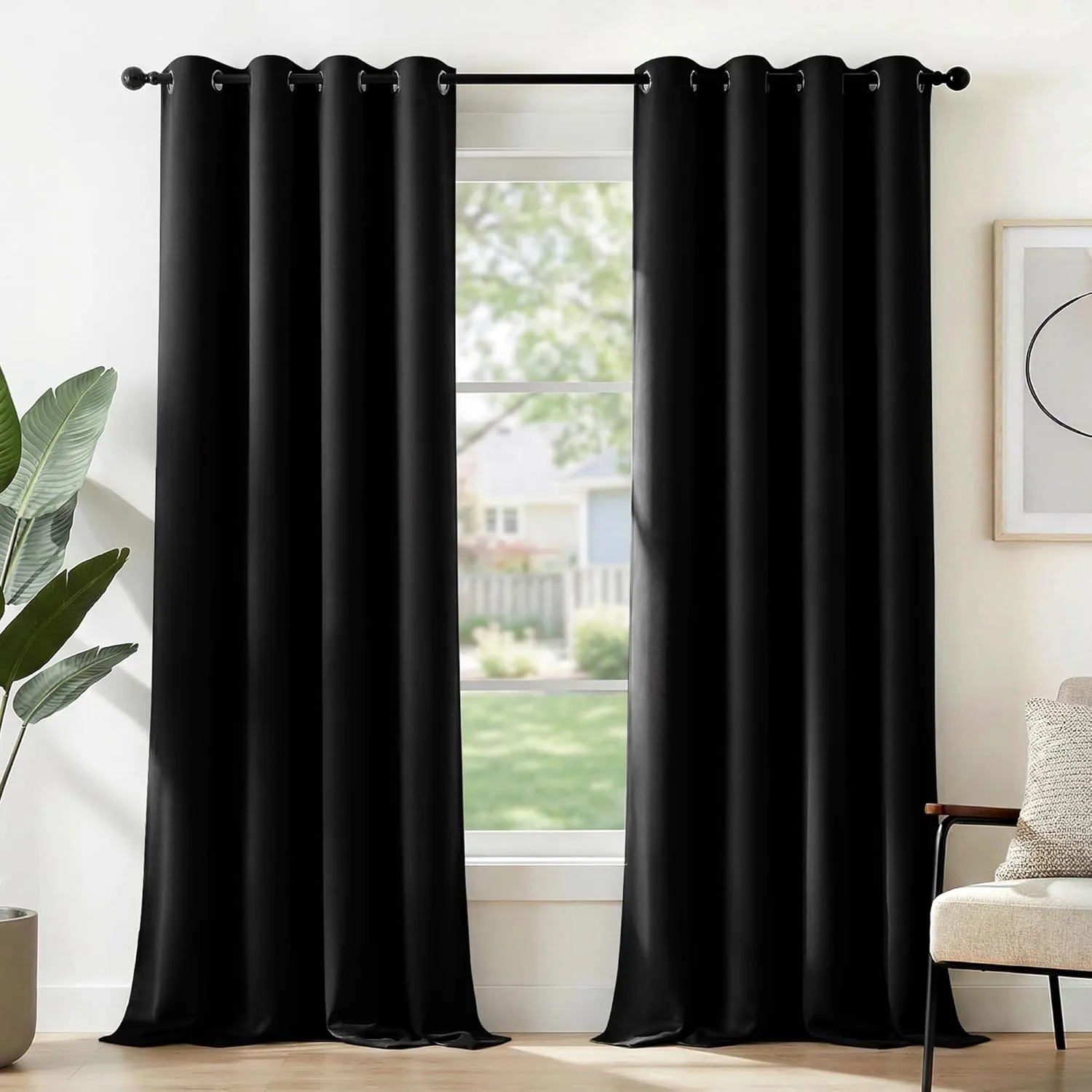 Deconovo Blackout curtains, thermal curtains, sound insulation, opaque curtains