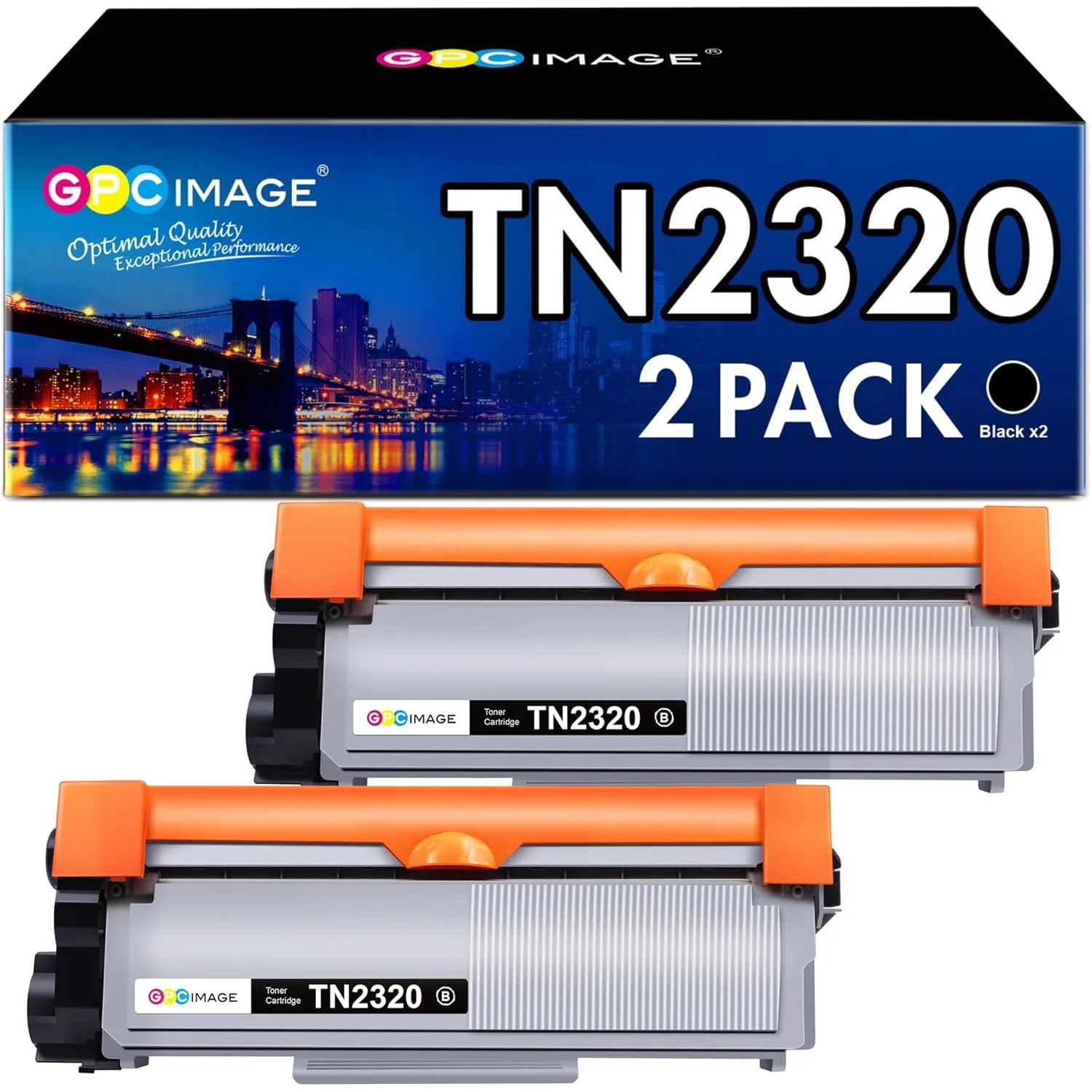 TN2320 TN-2320 Kompatibel für TN2320 Toner Brother TN2310 TN-2310 2er-Pack