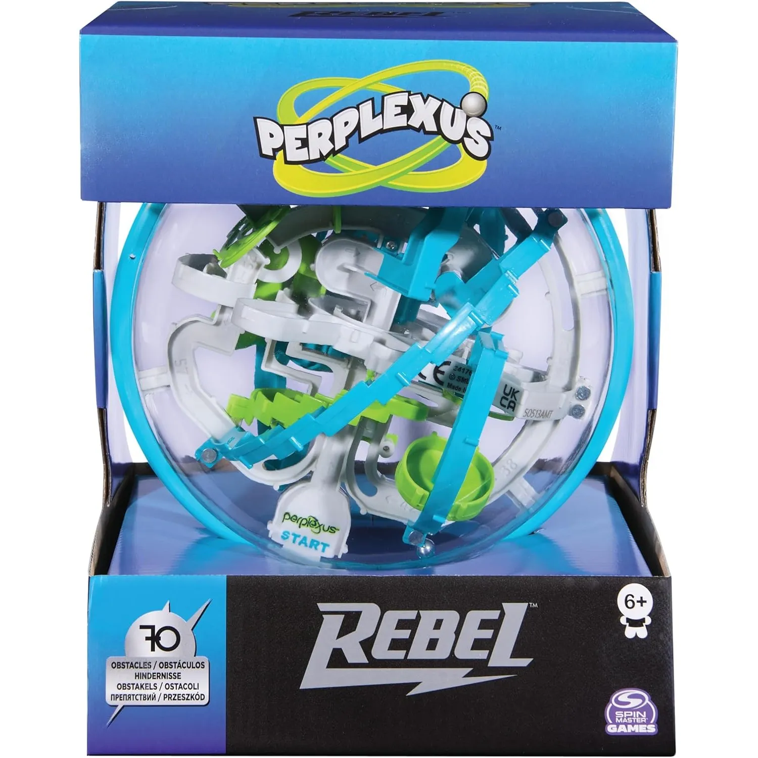 Spin Master Games Perplexus Rebel, 3D-Kugellabyrinth mit 70 Hindernissen - für fingerfertige Perplexus-Fans ab 6 Jahren