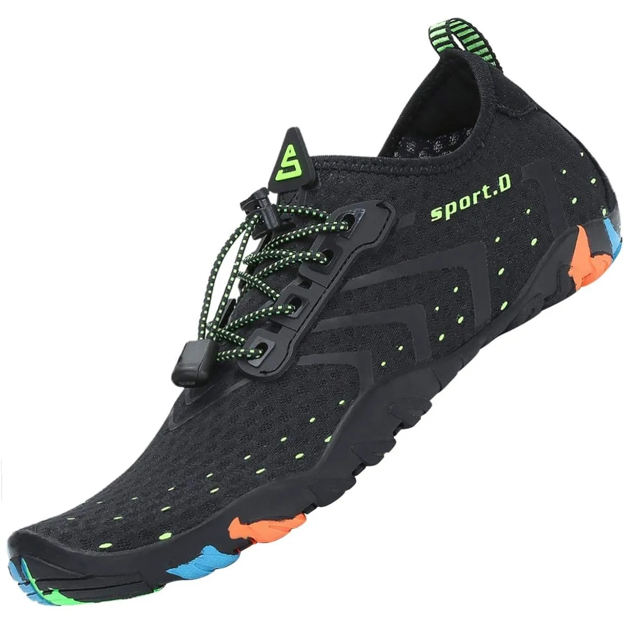 SAGUARO Badeschuhe für Herren Damen - 7/9 Drainagelöcher Schnelltrocknende rutschfest, Gr 35-48