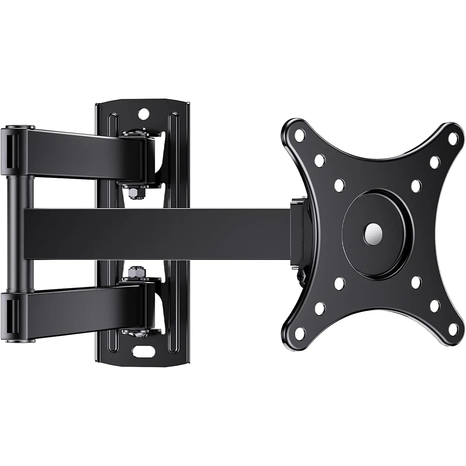 Perlegear TV Wandhalterung Schwenkbar Neigbar Drehbar Fernseher Wandhalterung für 10-30 Zoll Flach&Curved Fernseher Ode…