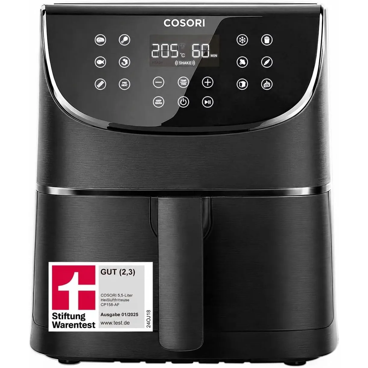 Cosori Airfryer, mit Shake-Reminder, 11-in-1 5,5L Heißluftfritteuse