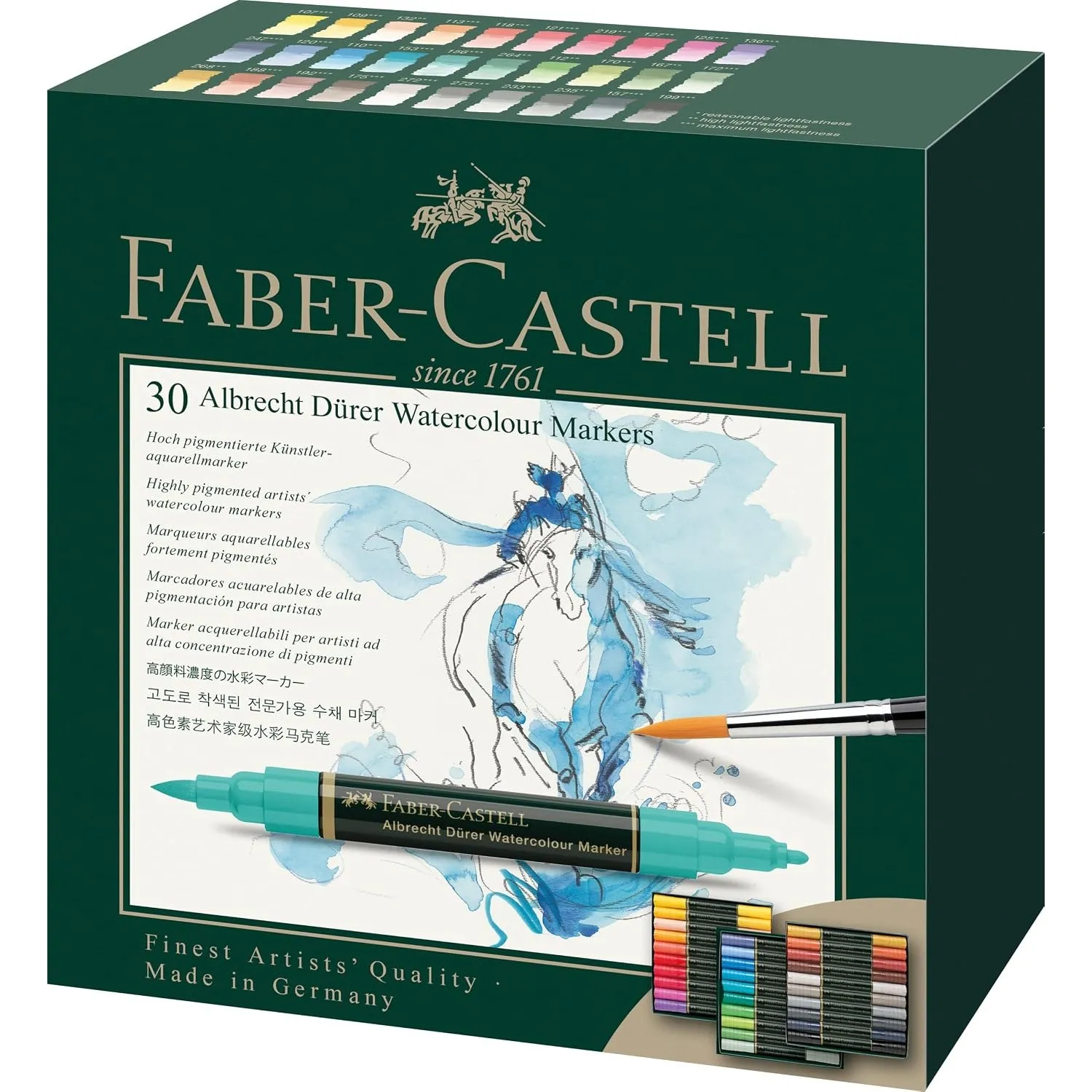FABER-CASTELL - Albrecht Dürer Aquarellmarker, 30 Farben