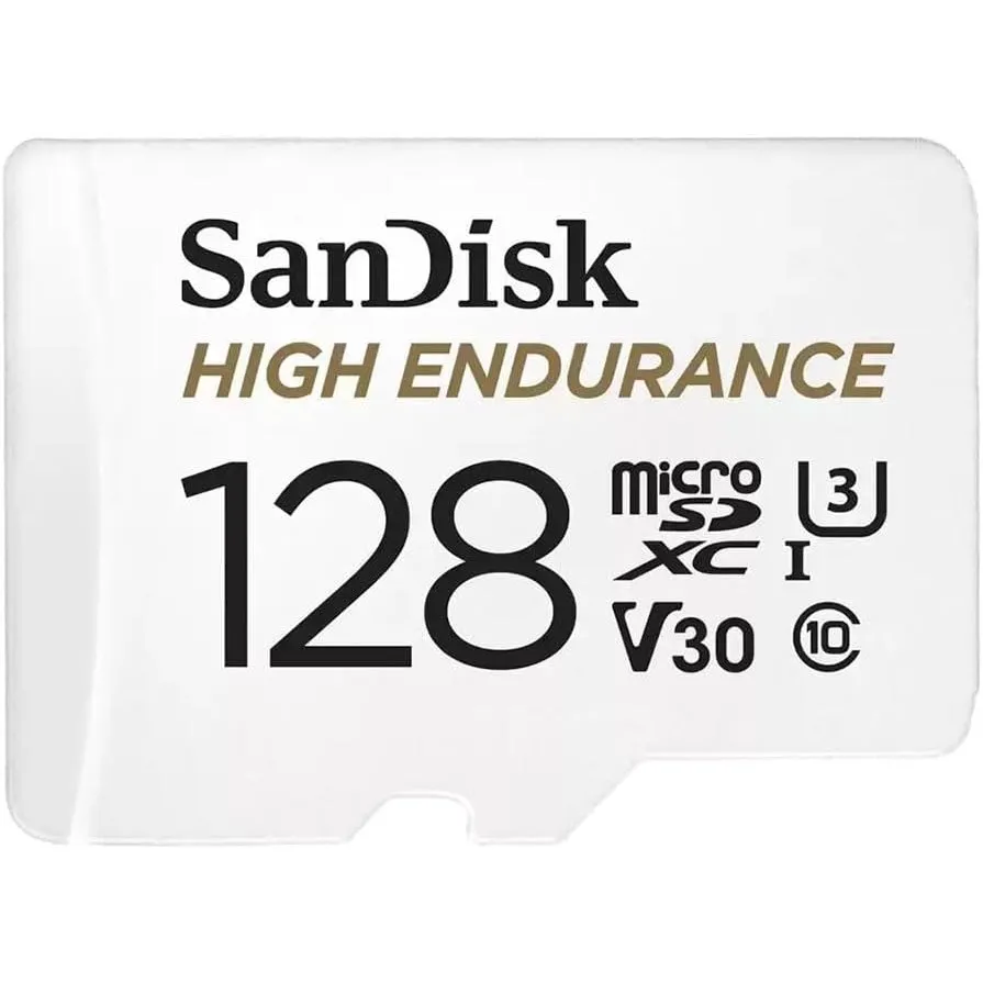 SANDISK 128GB HIGH Endurance microSD Karte + Adapter
