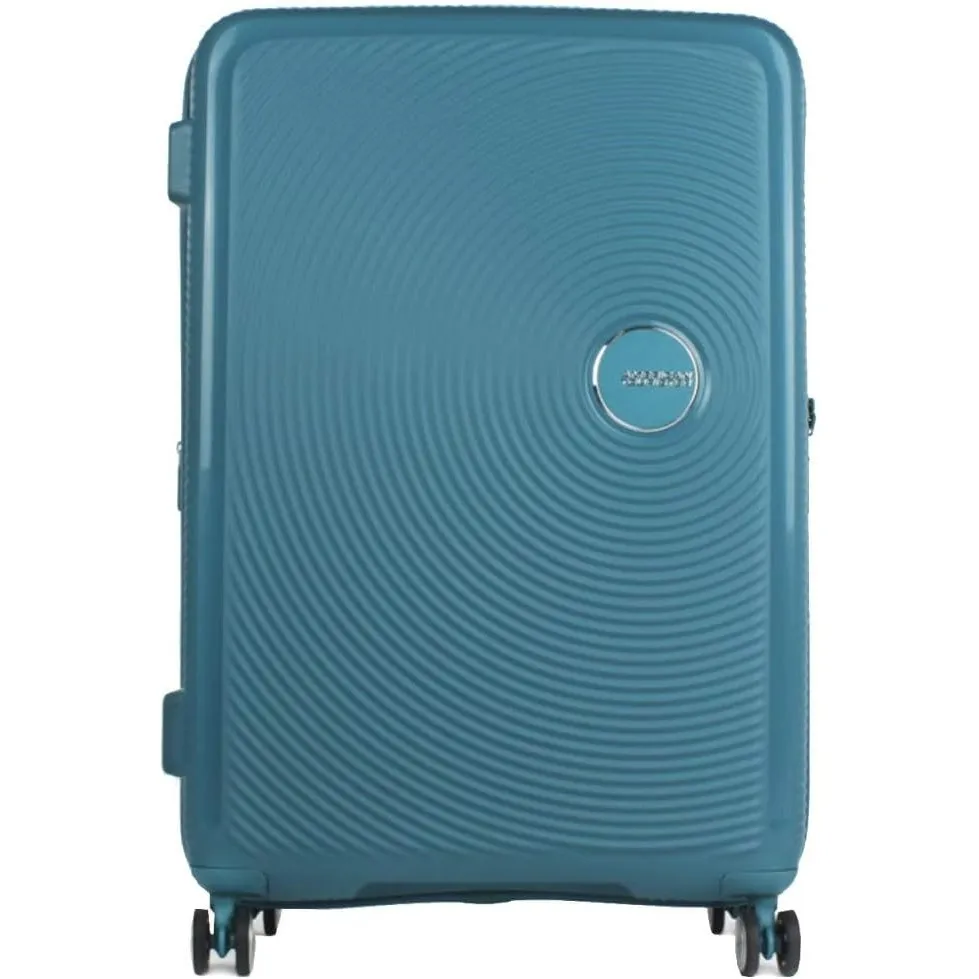 American Tourister Soundbox - Spinner L Erweiterbar Koffer, 77 cm, 97/110 L, Jade Green, Grün (Jade Green)