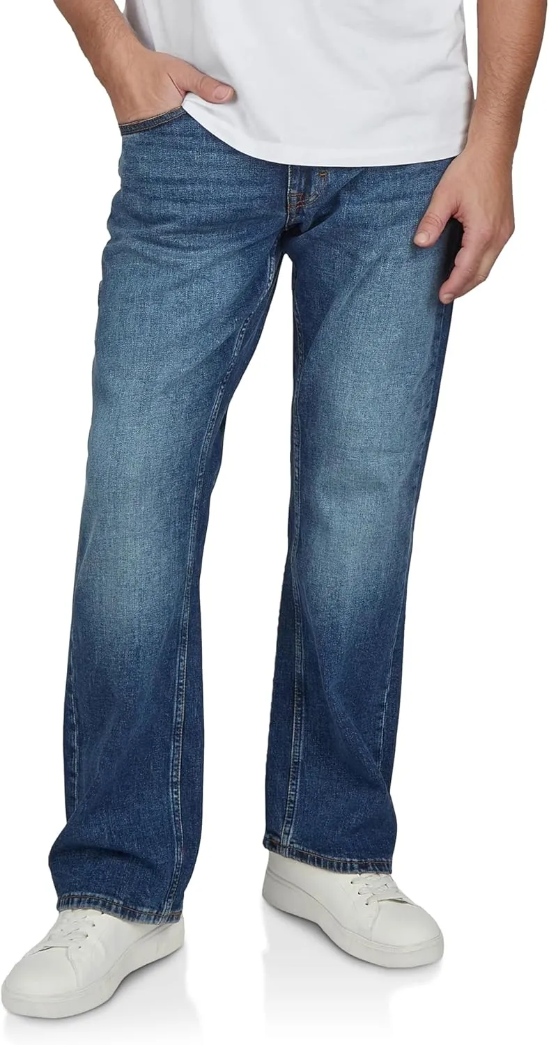 MUSTANG Jeans Herren Stretch Oregon Bootcut Jeanshose Hose Denim Schwarz Blau 30 31 32 33 34 36 38 40 42 44
