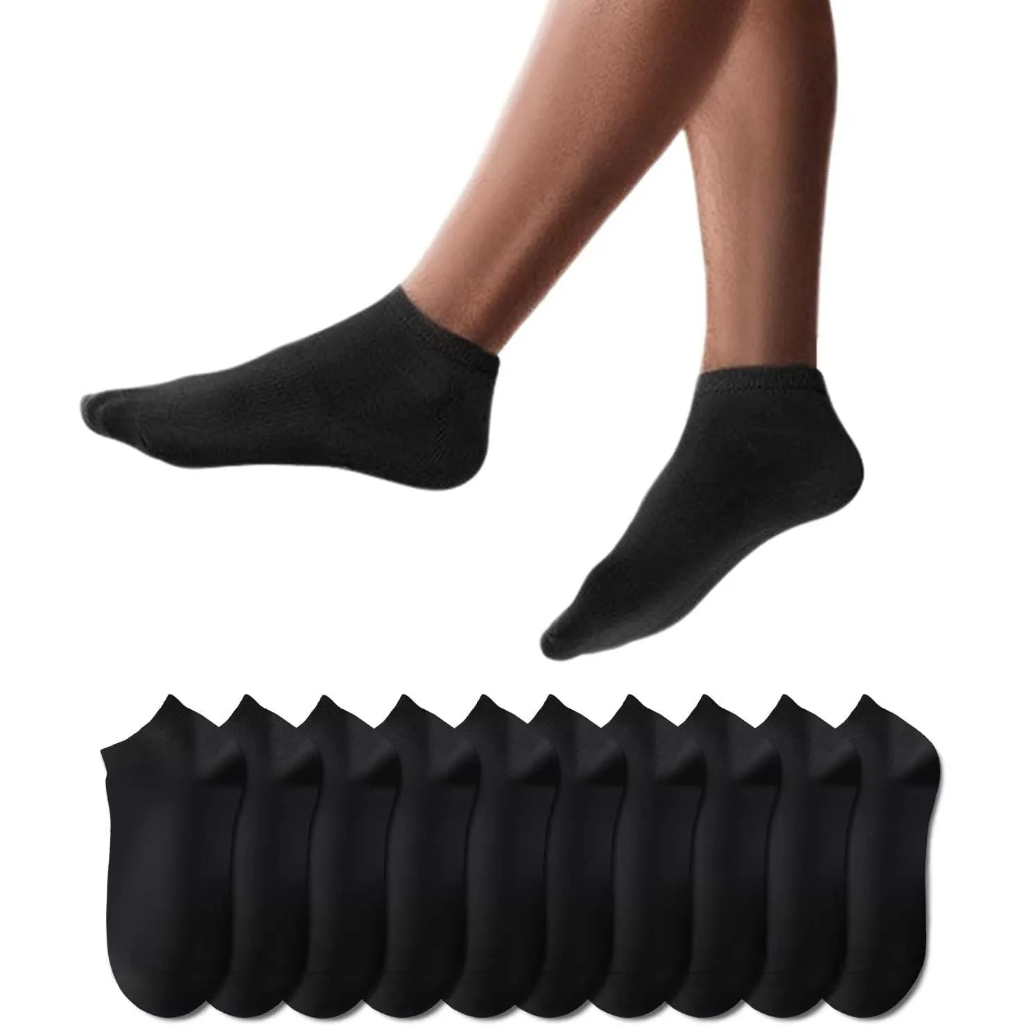 YouShow Sneaker Socken Herren Damen 10/20 Paar Kurzsocken Baumwolle