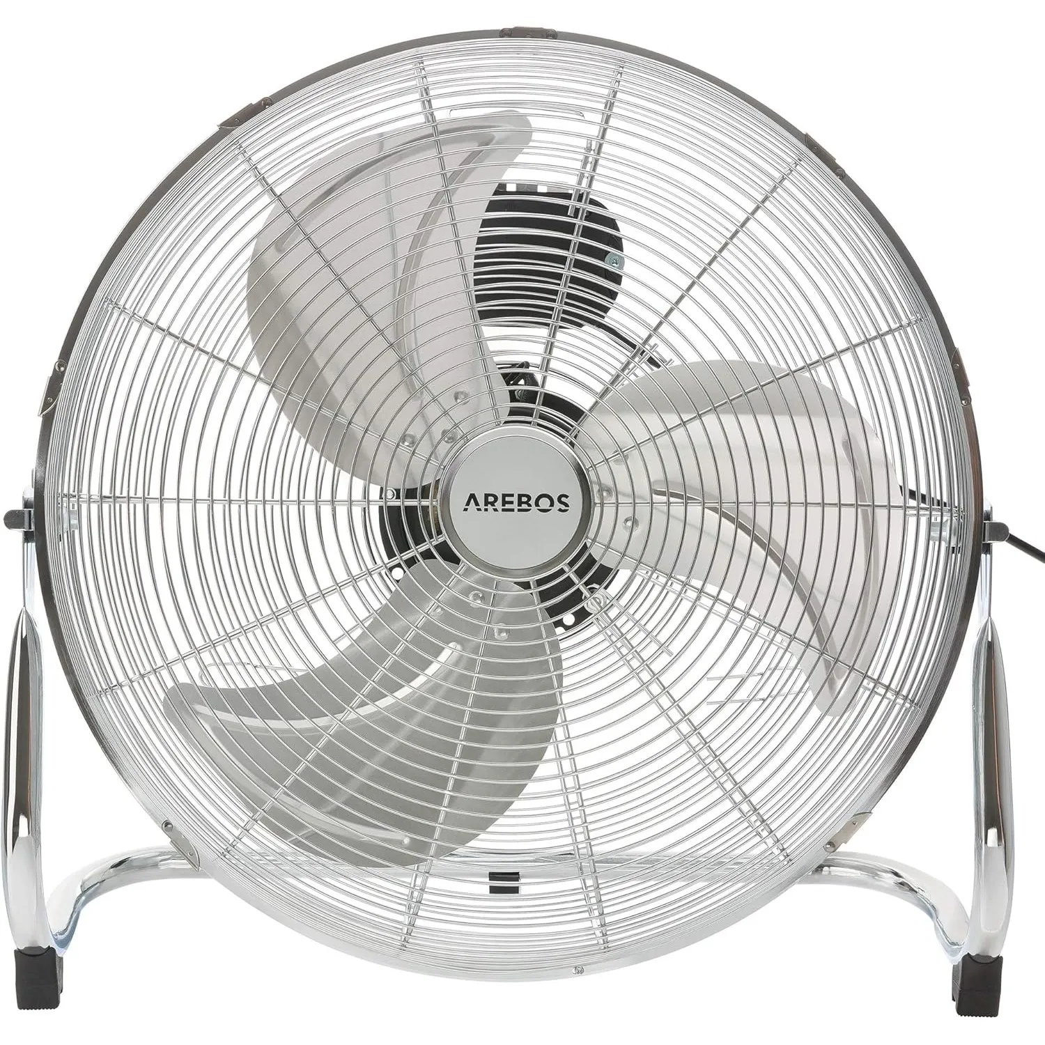 Arebos Bodenventilator Ø45 cm | Windmaschine Retro Stil | Ventilator | 3 Geschwindigkeitsstufen | hoher Luftdurchsatz |…