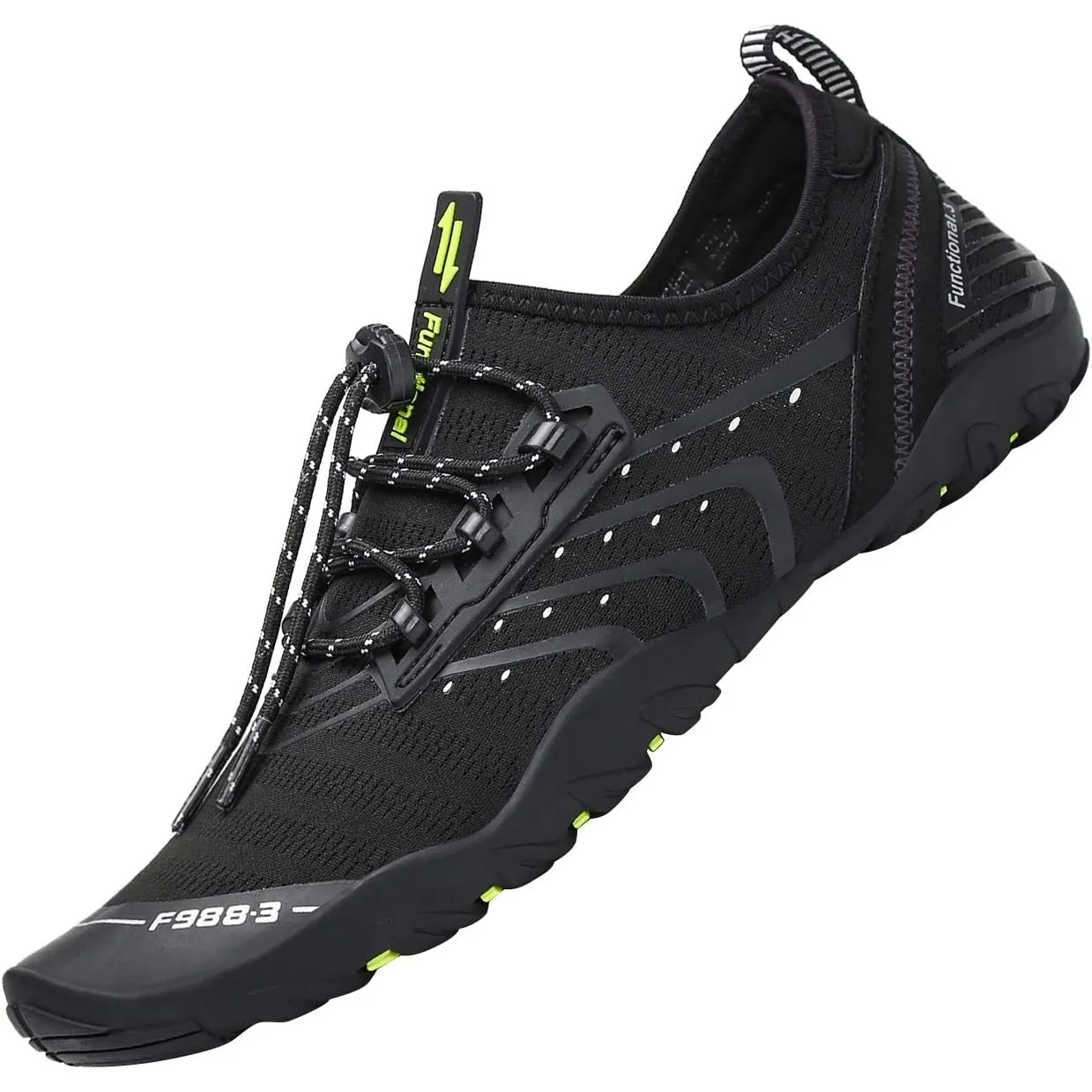 SAGUARO Badeschuhe für Herren Damen - 7/9 Drainagelöcher Schnelltrocknende rutschfest, Gr 35-48