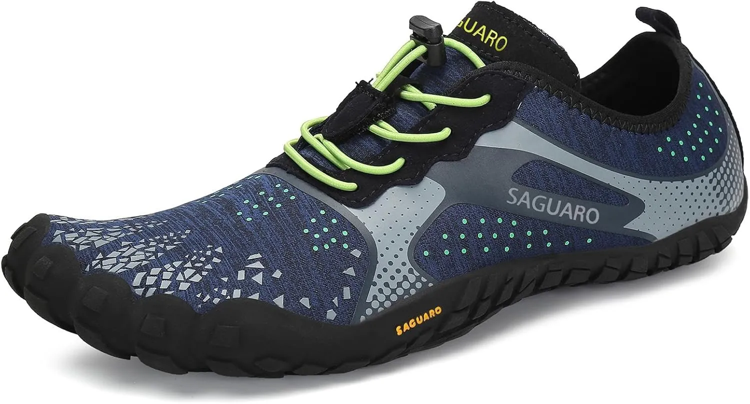 SAGUARO Herren Damen Barfußschuhe - Atmungsaktiv rutschfest Barfussschuhe - mit Breite Zehenbox und Zero-Drop Sohle,Gr.…