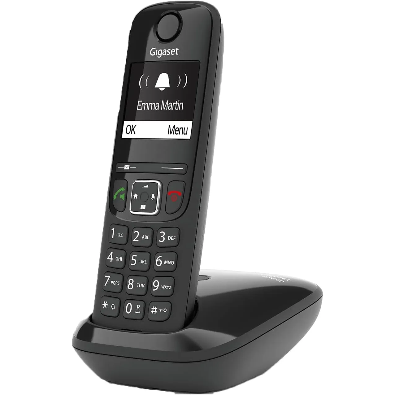 Gigaset AS690 - Schnurloses DECT-Telefon - großes, kontrastreiches Display - Brillante Audioqualität - einstellbare Kla…