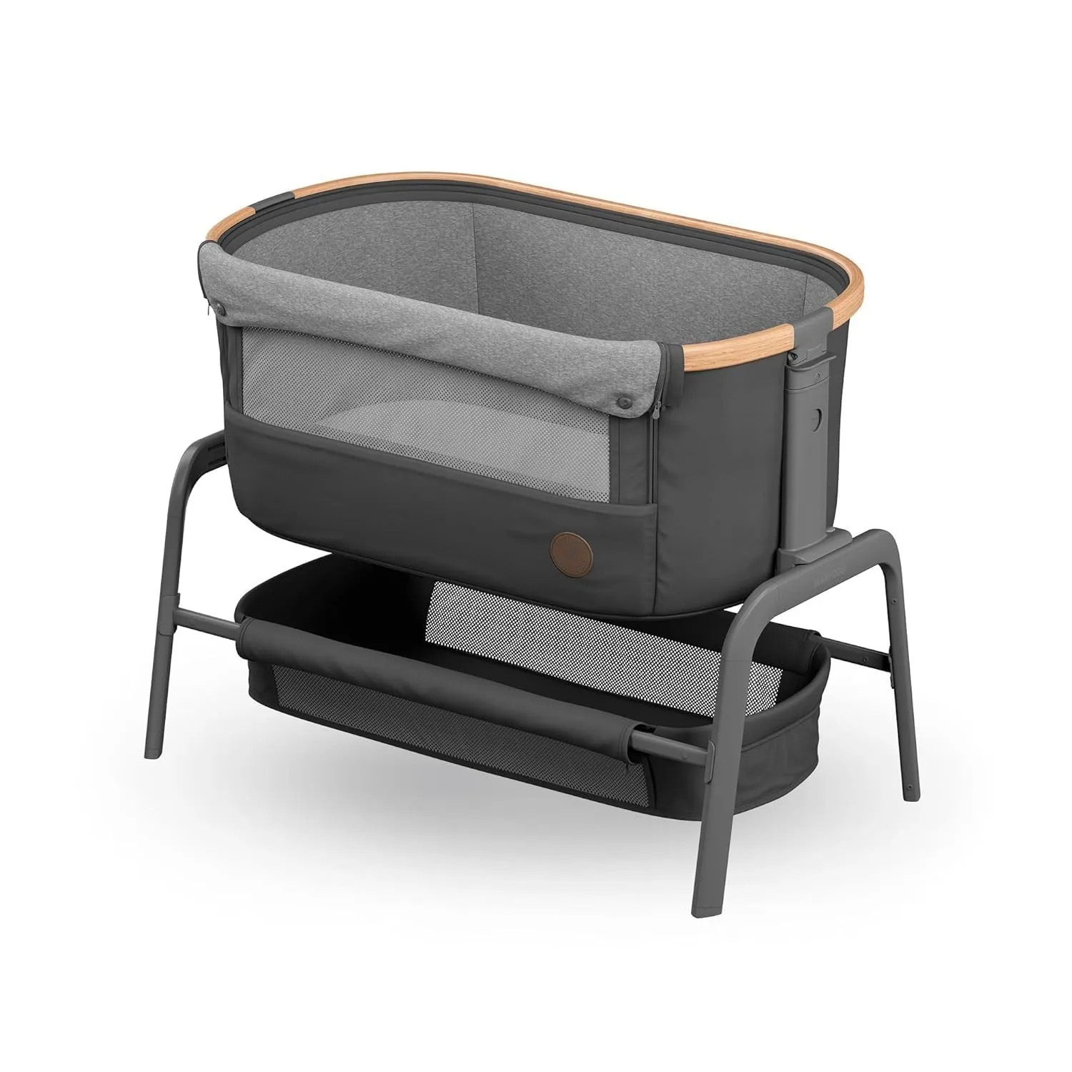 Maxi-Cosi Iora Beistellbett Baby, Faltbares Co-Sleeper, 0–6 Monate, max. 9 kg, 4 Neigungs- und 5 Höhenstufen, Leichtes …
