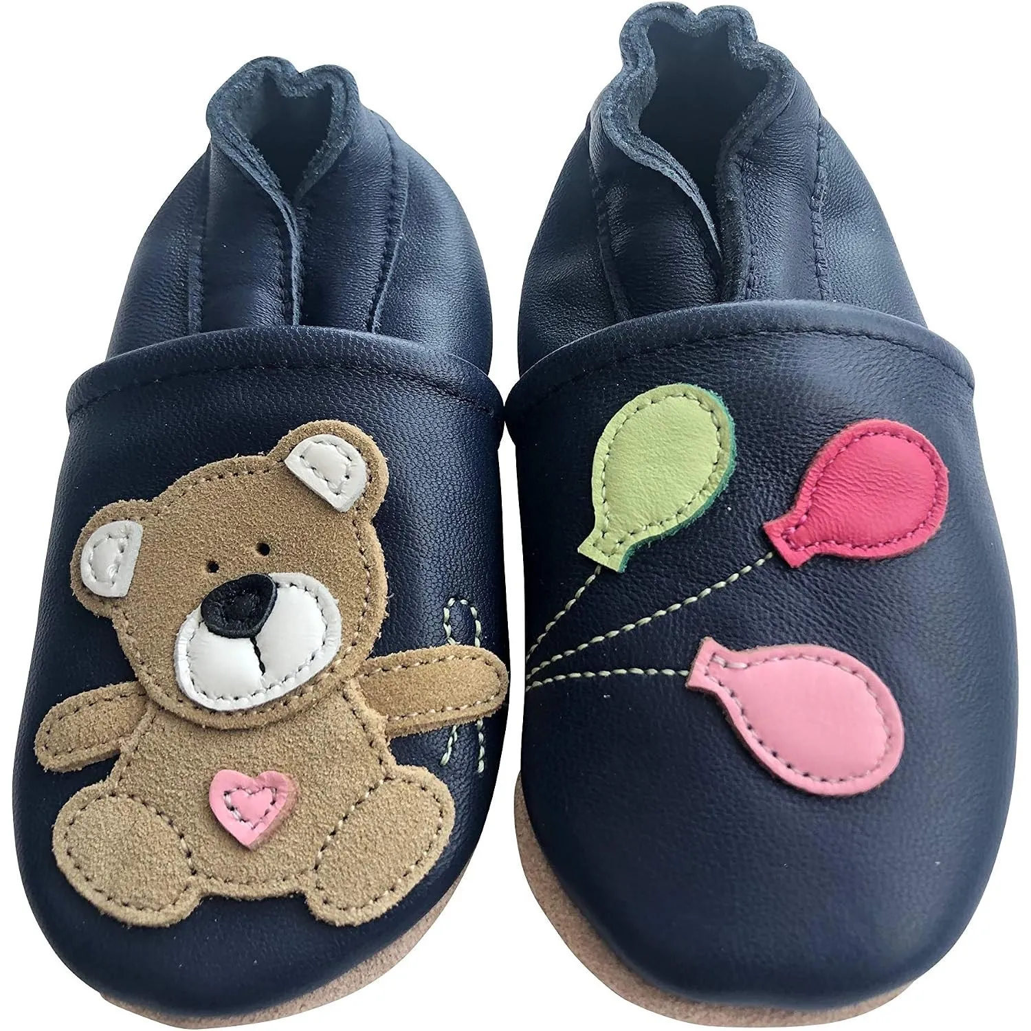 Krabbelschuhe - MARKENQUALITÄT VIELE Motive bis 4 Jahre Babyschuhe Leder Babyhausschuhe Lauflernschuhe Lederpuschen Hau…