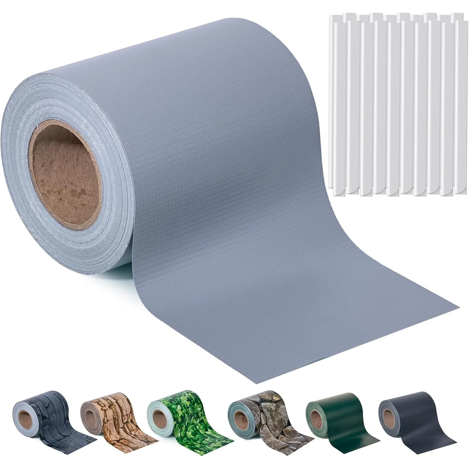 Sichtschutzstreifen Zaun 35 m x 19 cm inkl.20 Clips, Sichtschutz Zaunfolie PVC Sichtschutzstreifen Doppelstabmatten für…