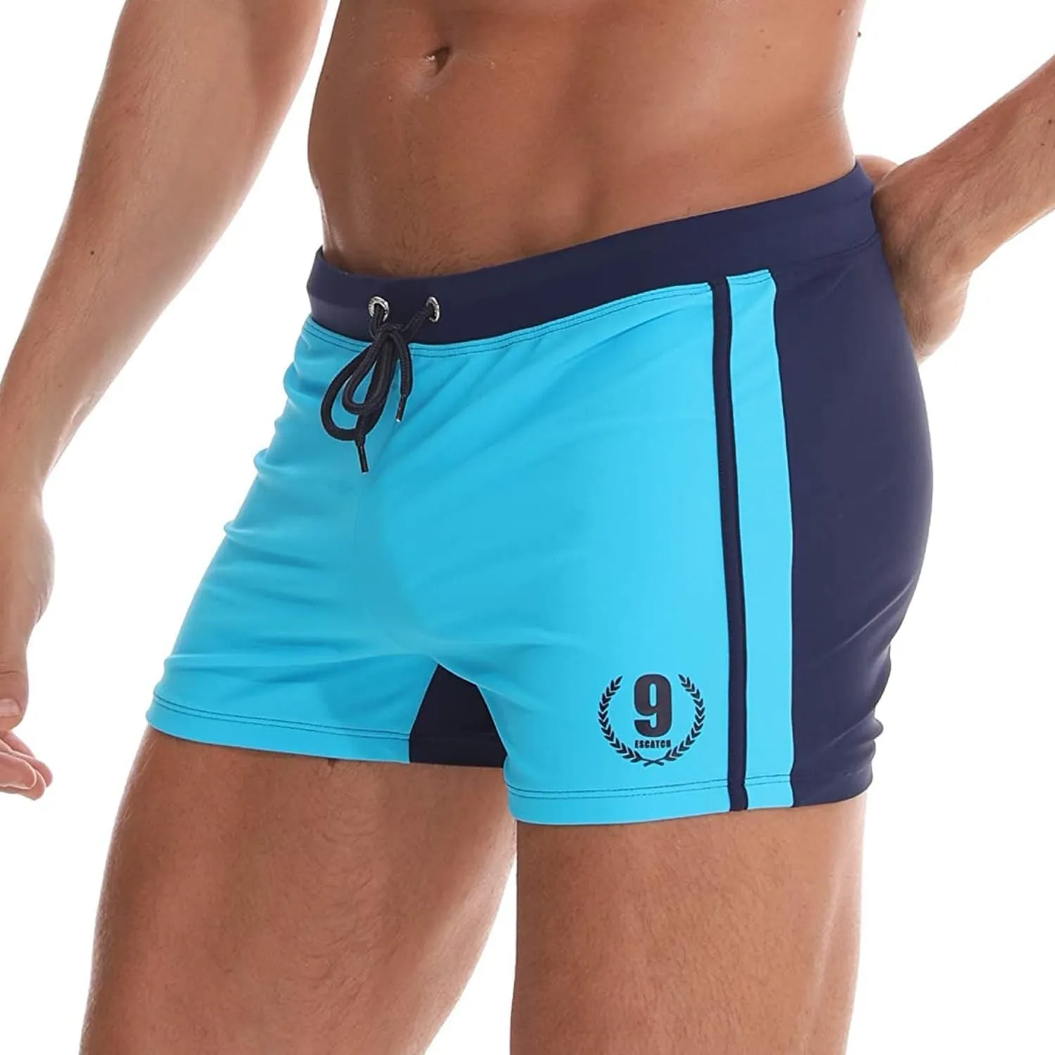 Arcweg Badehose Herren Eng Kurz Badeshorts mit Tunnelzug Schwimmhose Wassersport Kurze Hose UV Schutz Jungen Schwimmwea…