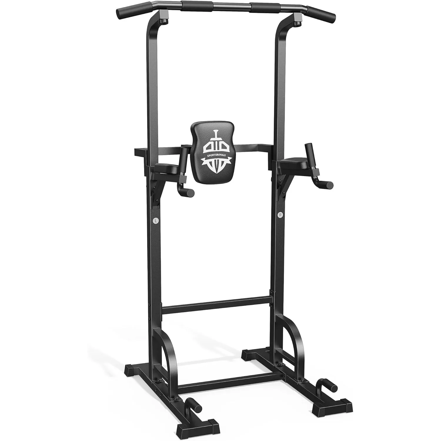 SPORTSROYALS Power Tower Dip Station, Klimmzugstange für Heimgym