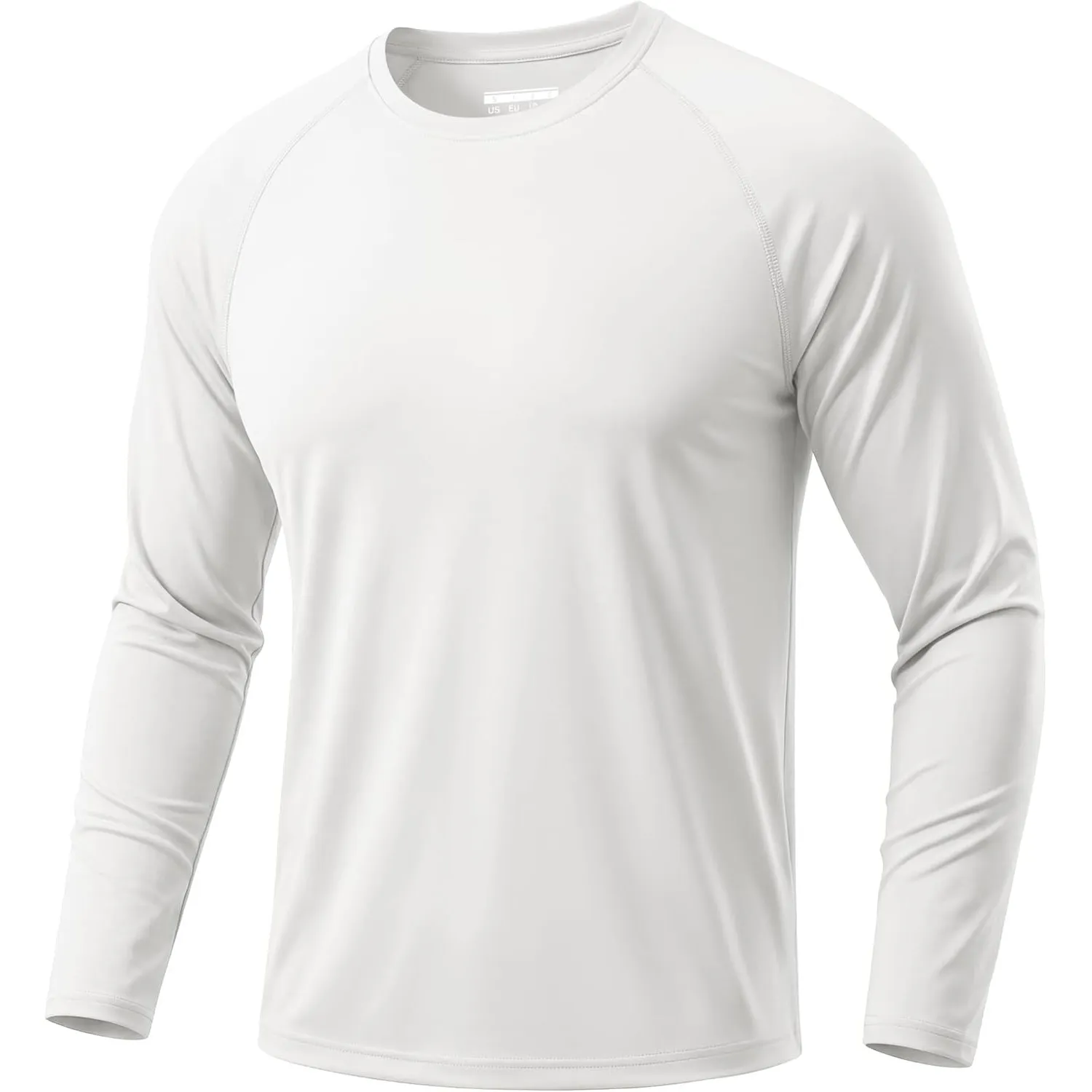 TACVASEN Herren UPF 50+ UV Sonnenschutz Langarmshirt Outdoor Langarm T-Shirt Rashguard