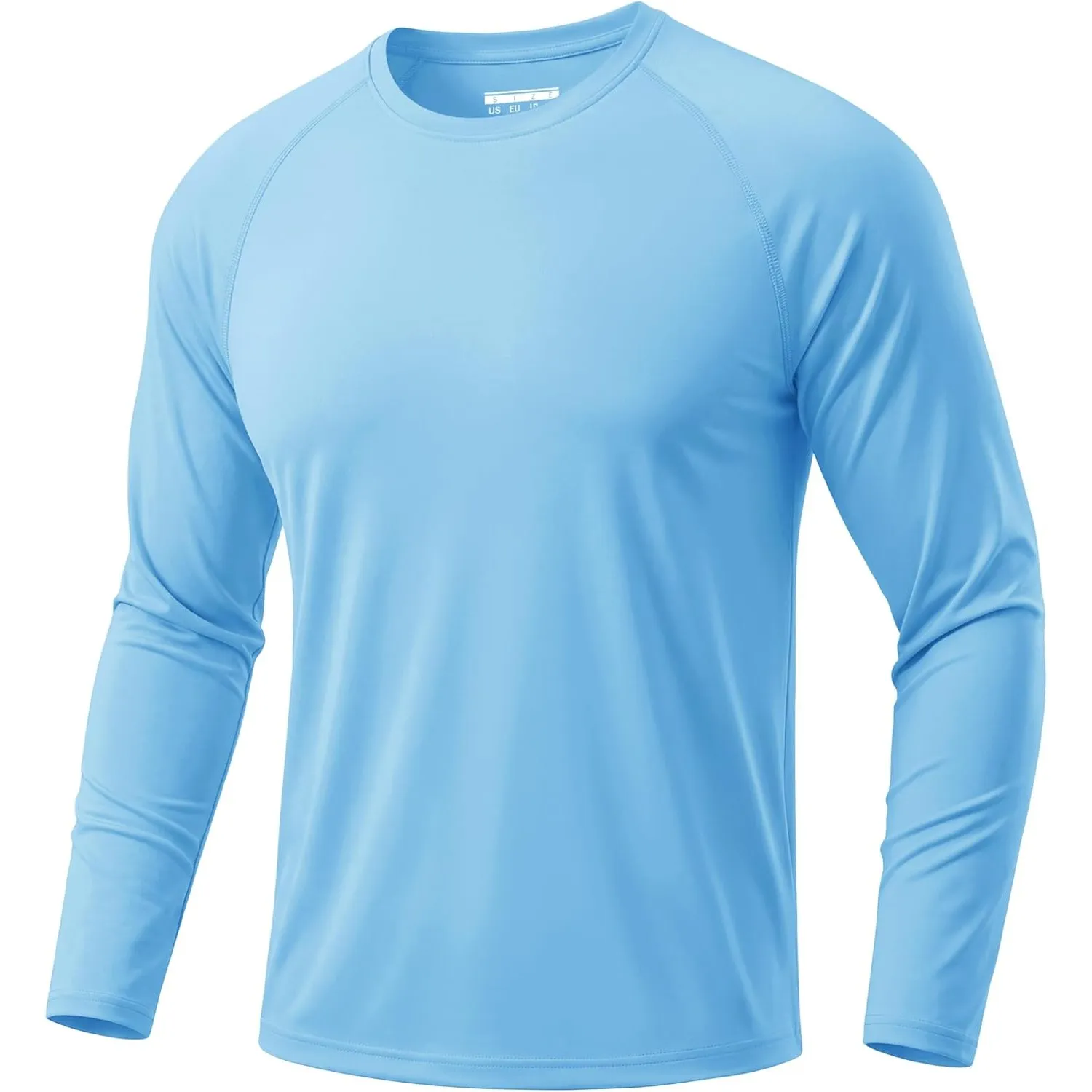 TACVASEN Herren UPF 50+ UV Sonnenschutz Langarmshirt Outdoor Langarm T-Shirt Rashguard