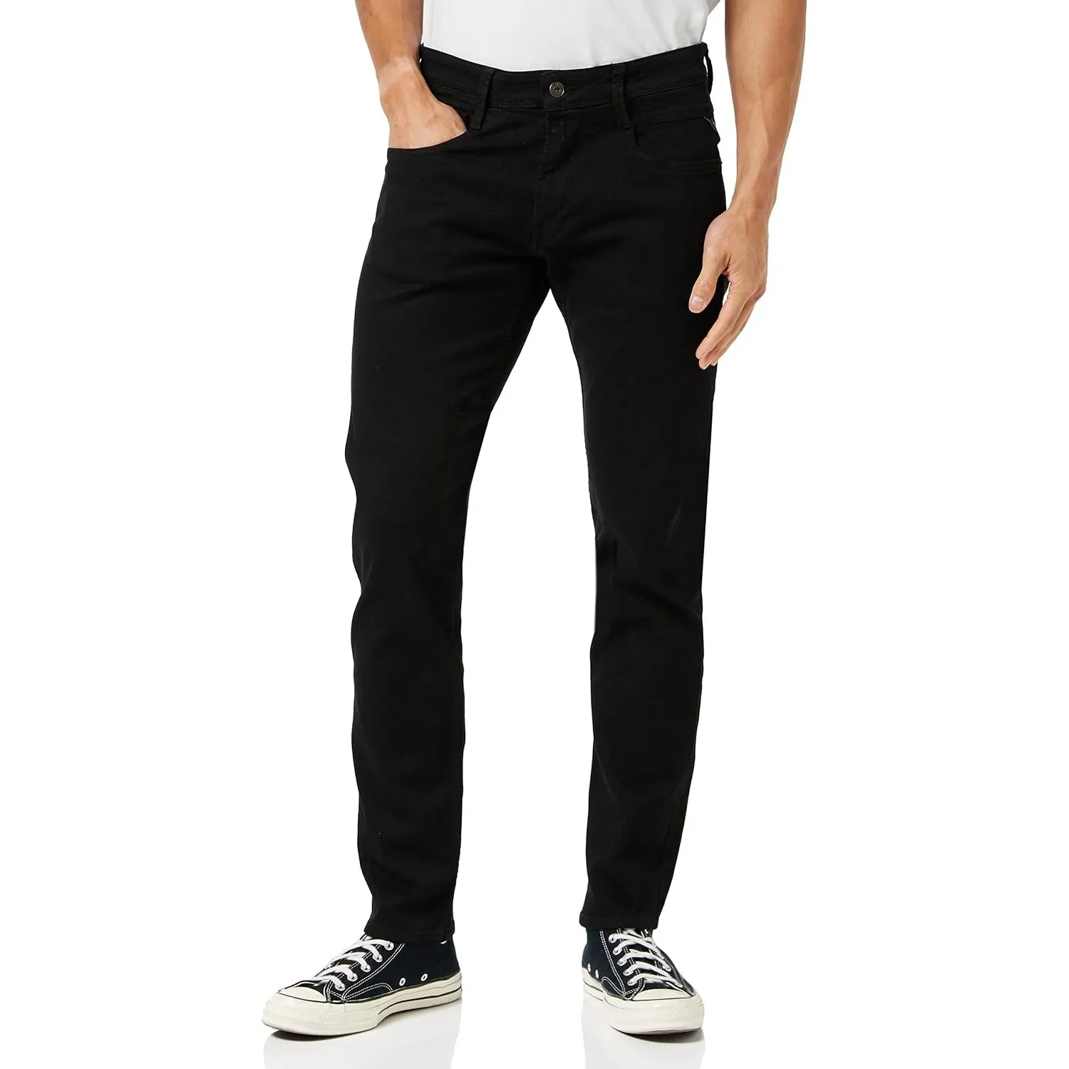 Replay Herren Jeans Anbass Slim-Fit mit Comfort Stretch