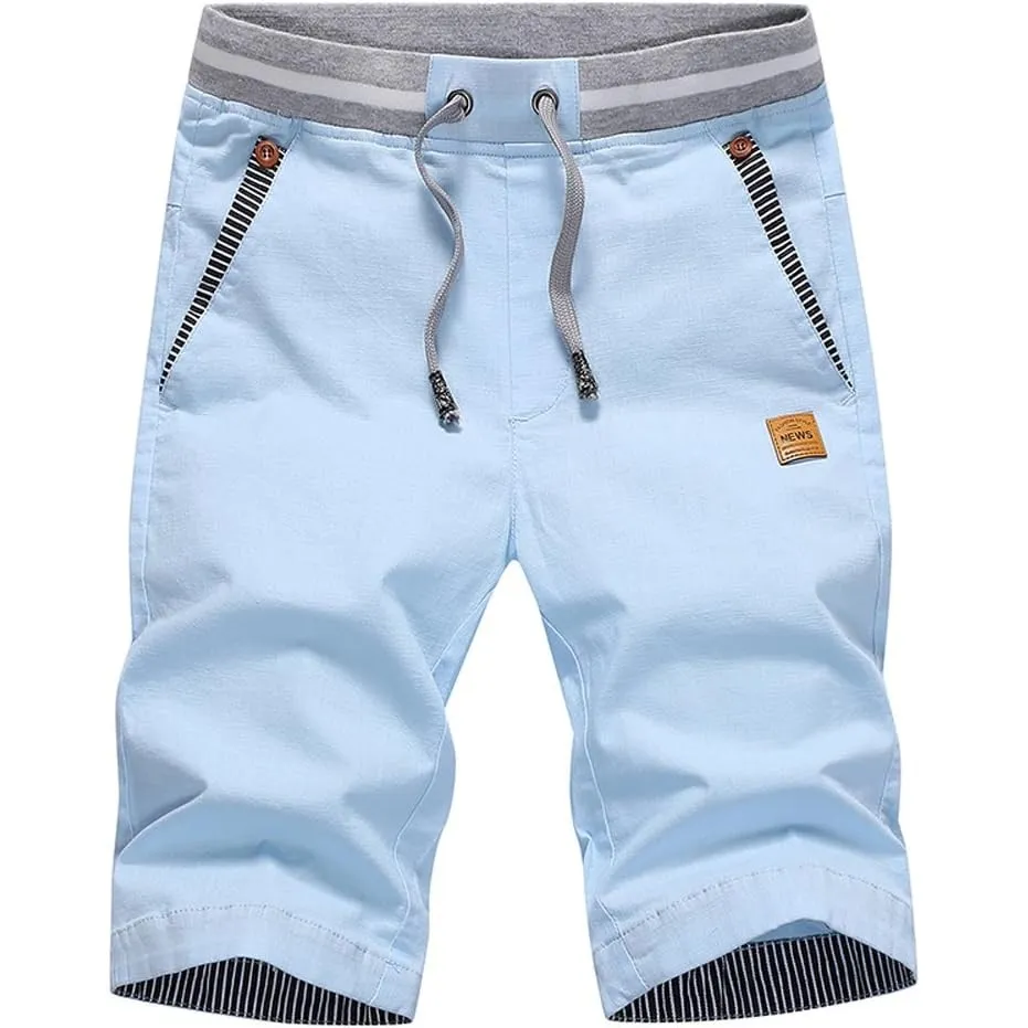 Tansozer Kurze Hosen Herren Shorts Herren Sommer Chino Gummizug