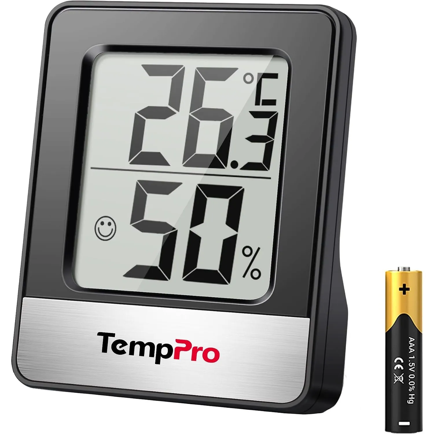 TempPro Thermo-Hygrometer Innen Digital Hygrometer Raumthermometer